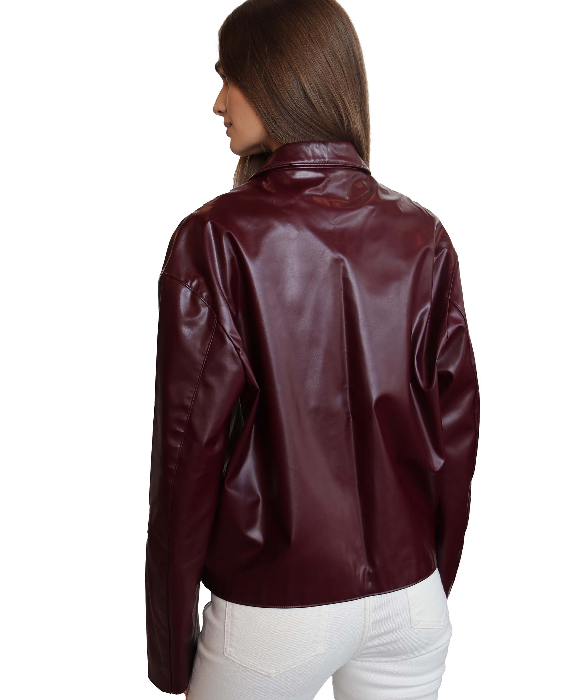 Prada Jacket MW14 Burgundy DXBS2302