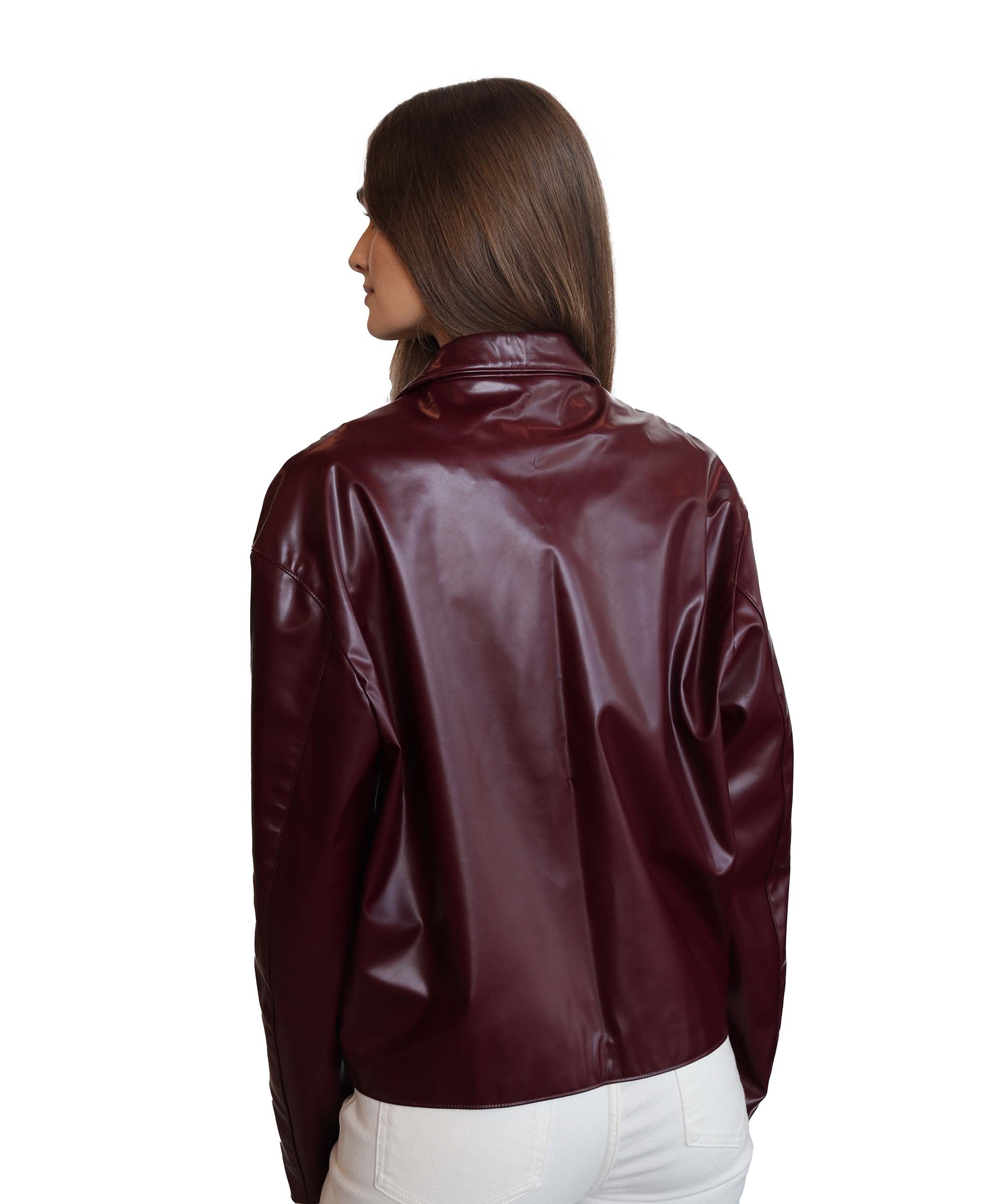 Prada Jacket MW14 Burgundy DXBS2302