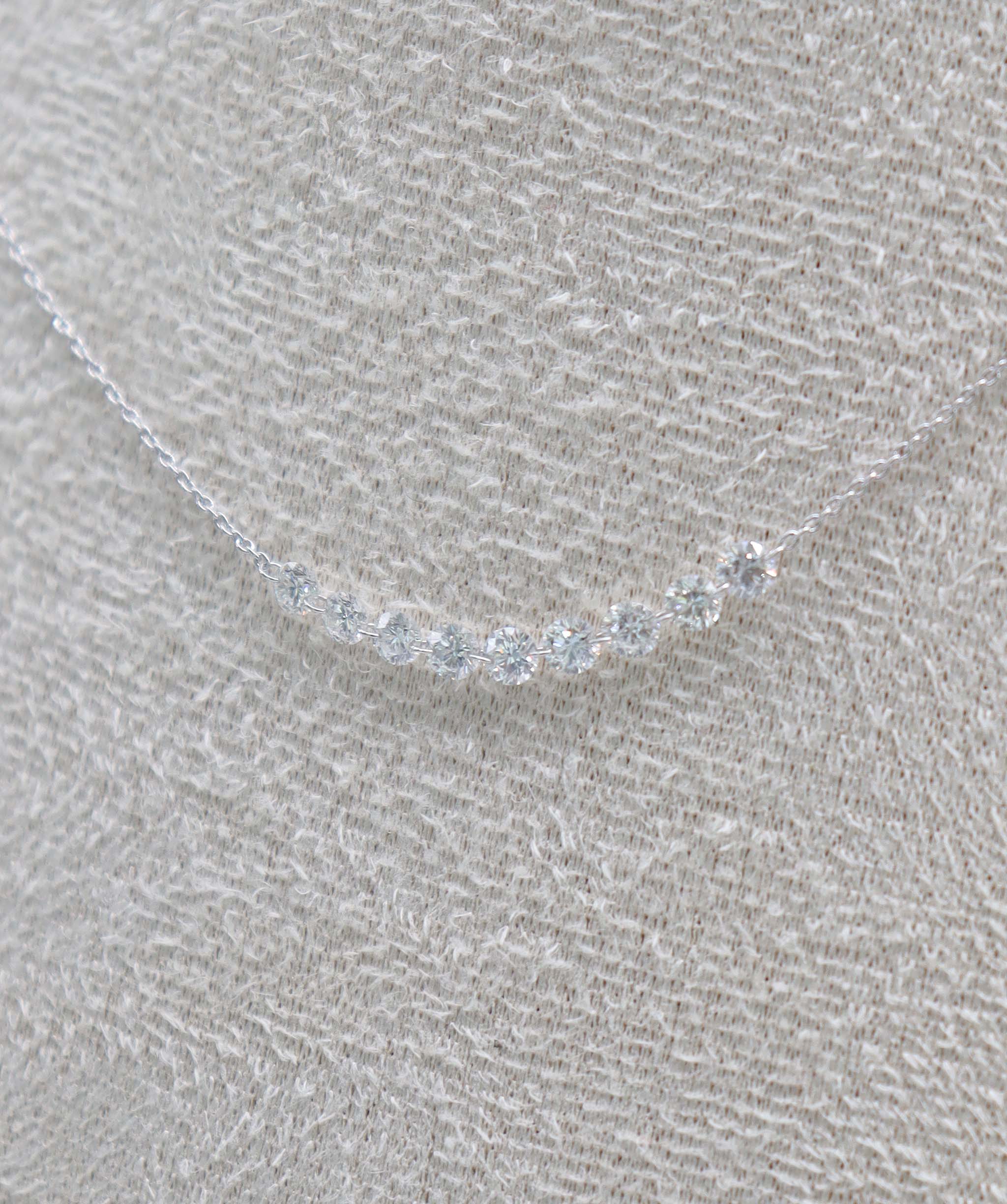 By Sabrina the twilight necklace -1.00ct Gold-1.58g 40cm C12970