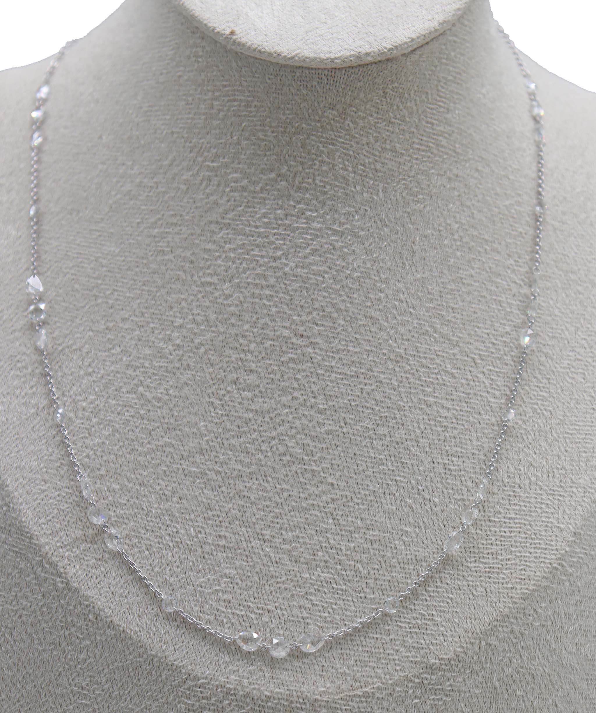The twilight necklace TW-4.42ct Gold-2.65g 18" Pear C12971