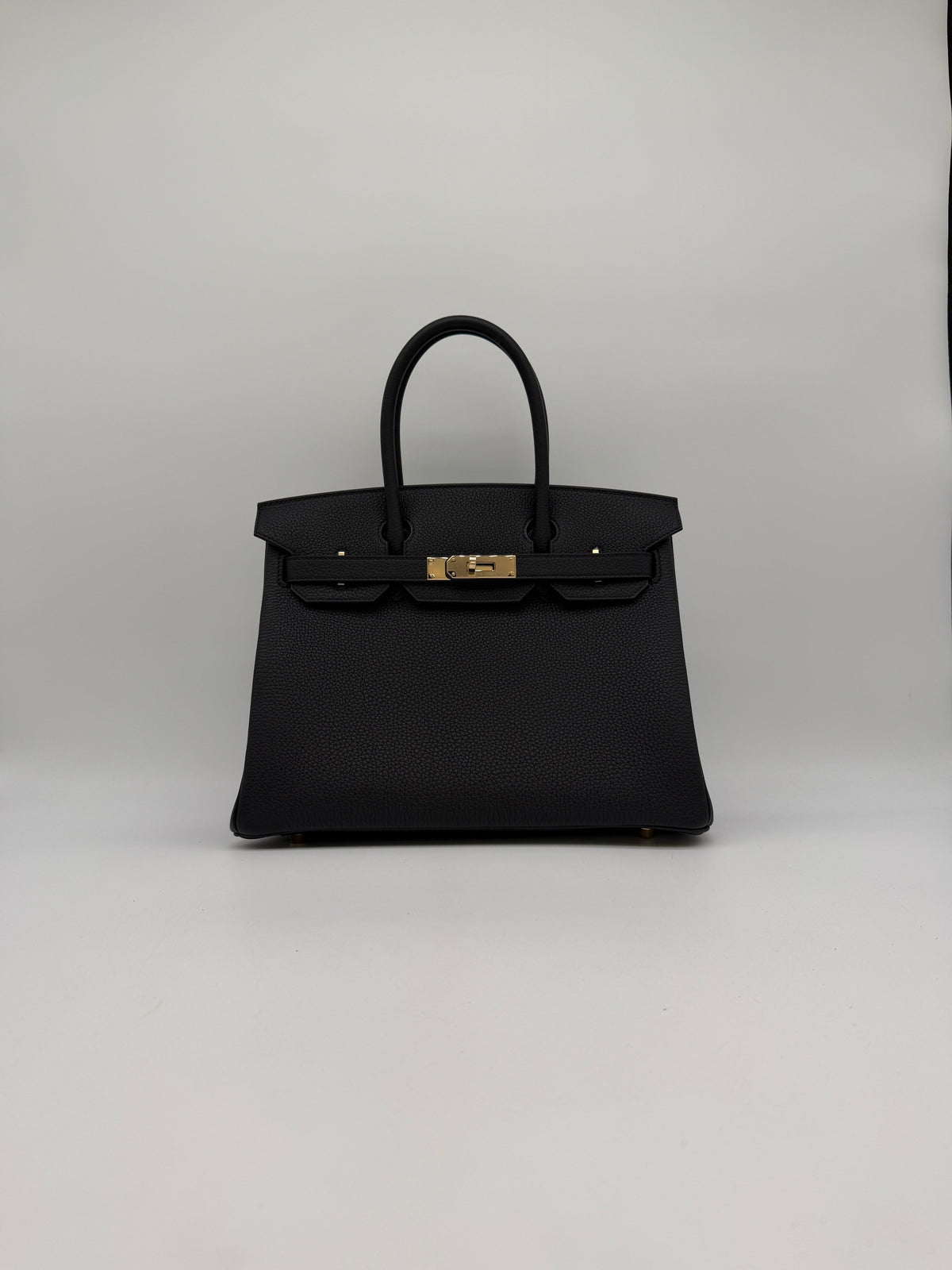 Hermès Birkin 30 Black Togo Permabrass Hardware