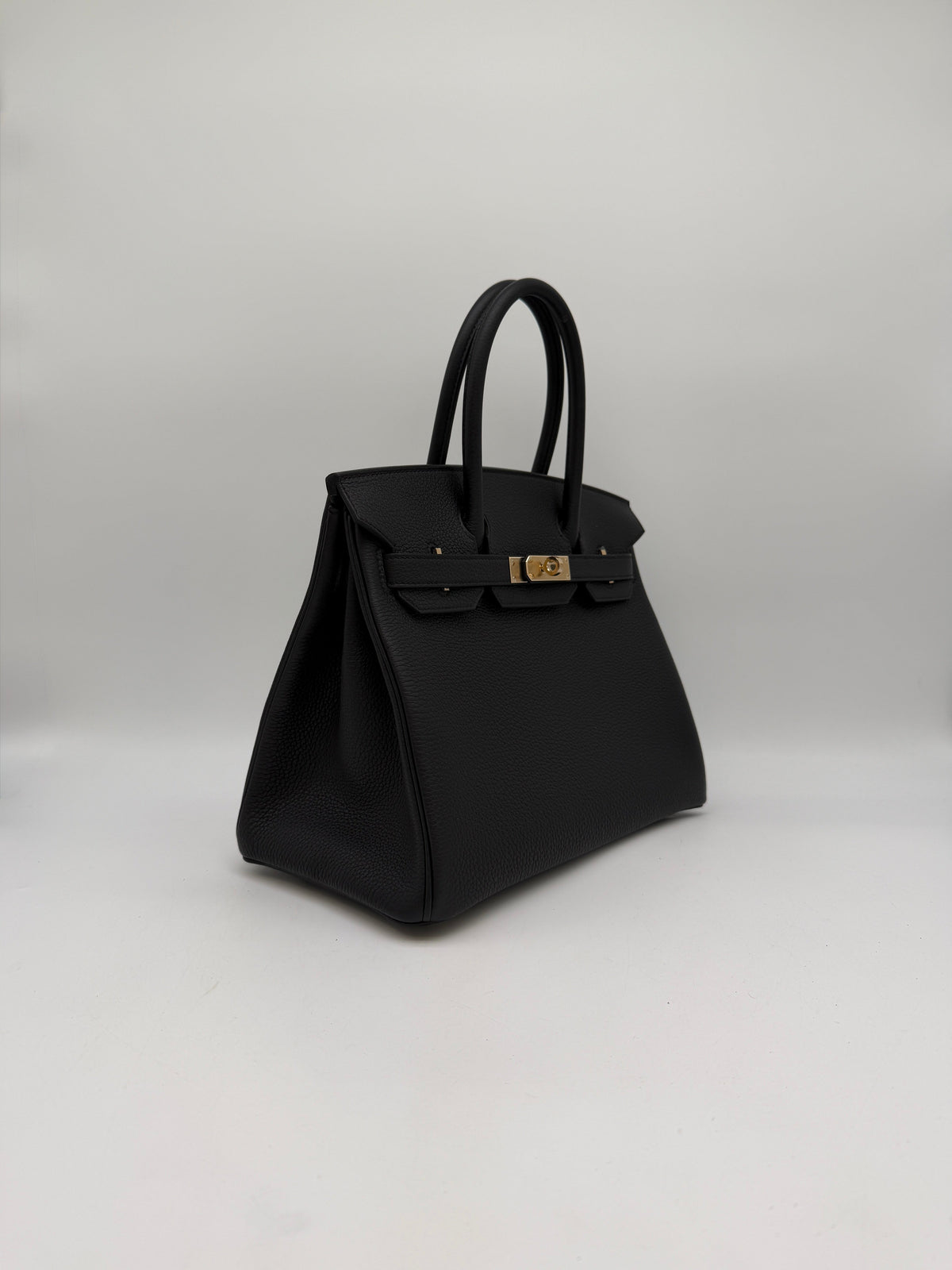 Hermès Birkin 30 Black Togo Permabrass Hardware