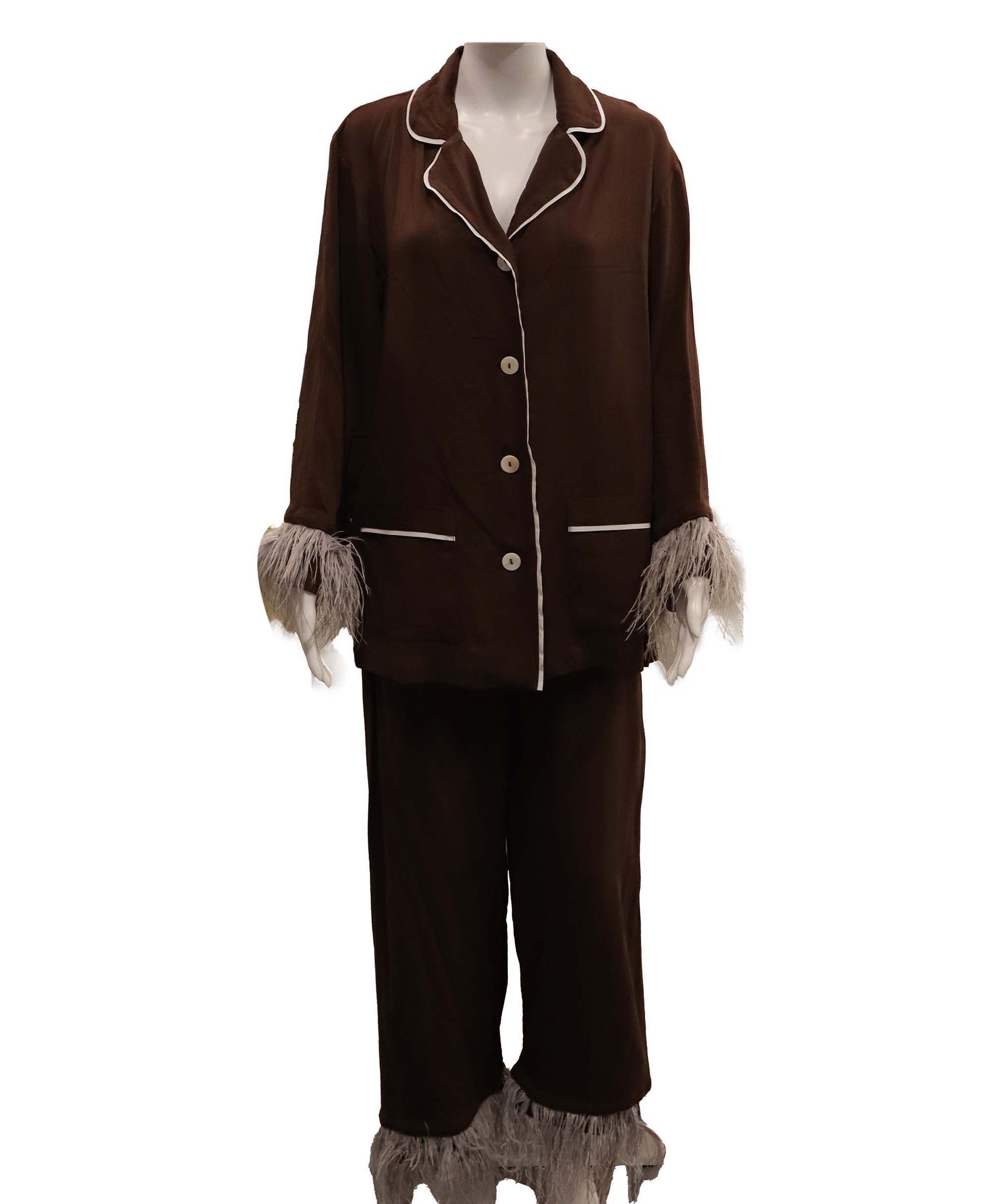 Sleeper Party Pajama Set with Feathers Medium size  DXBCS0737