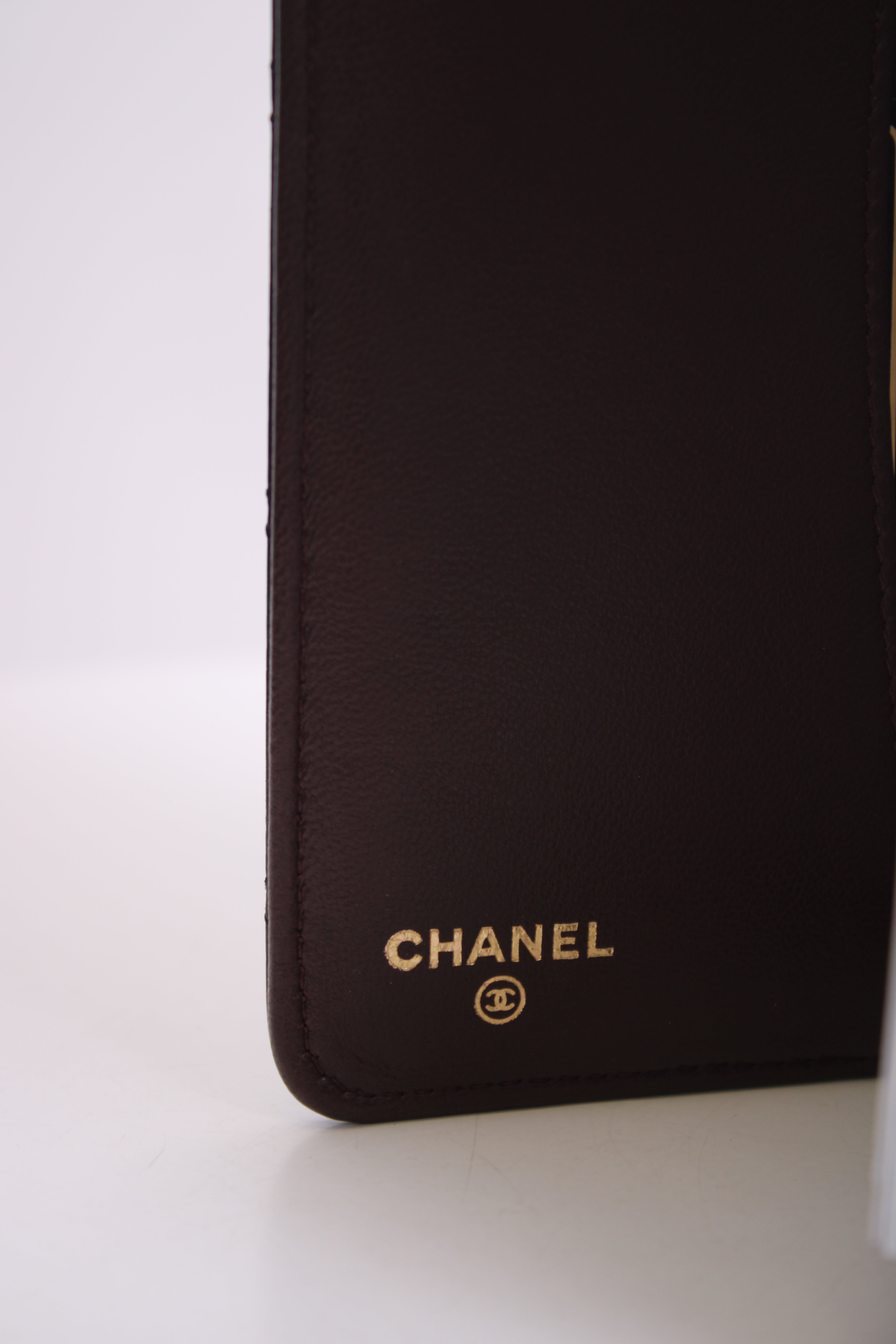 Chanel Quilted Lambskin Agenda Black