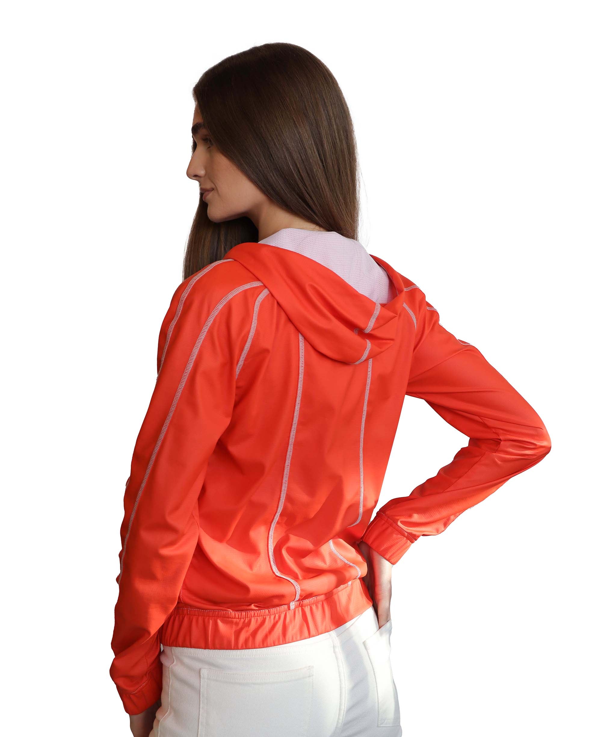 Chanel Sport Zipped Jacket orange Gray DXBS2010