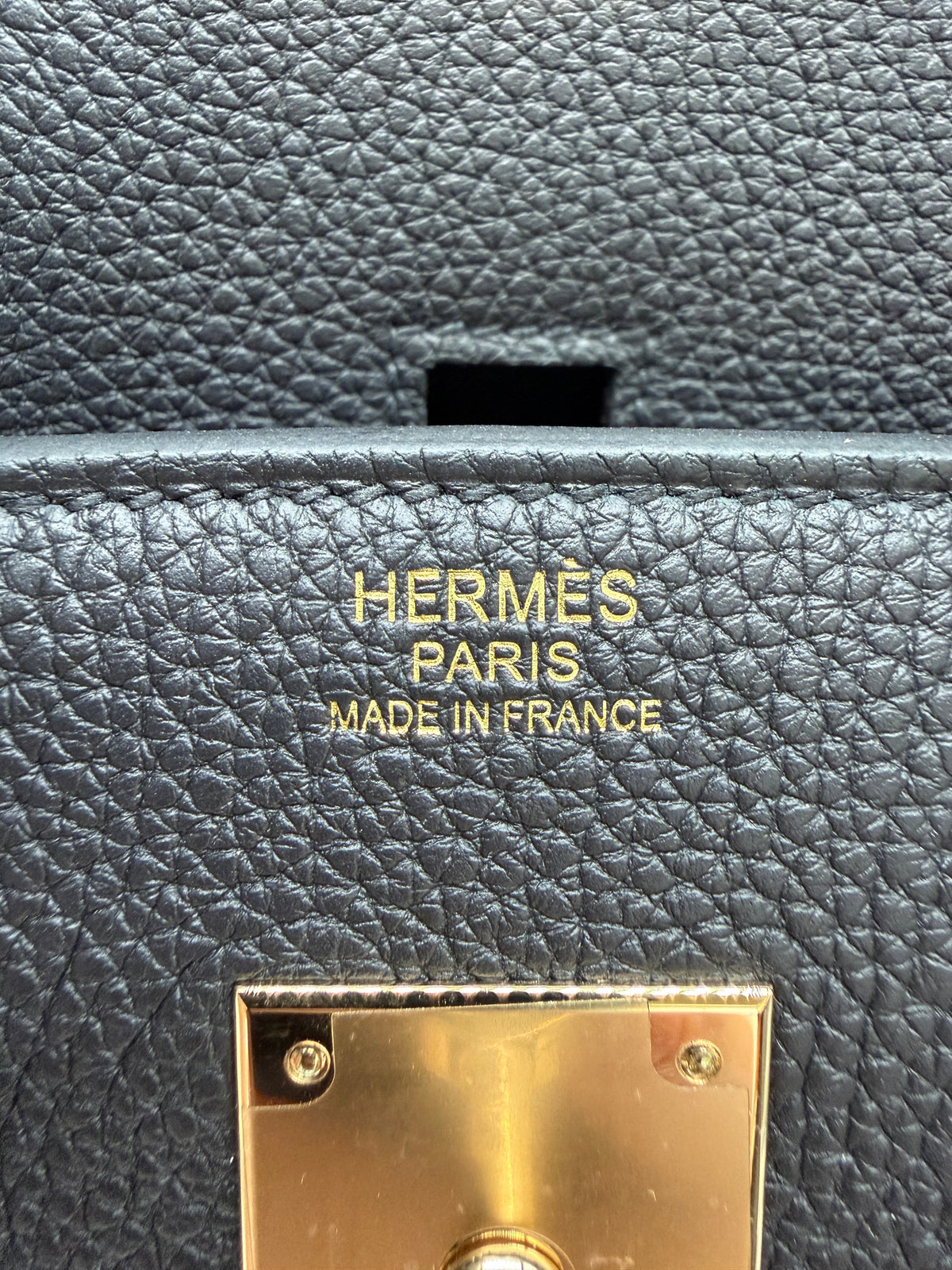 Hermès Birkin 30 Black Togo Permabrass Hardware