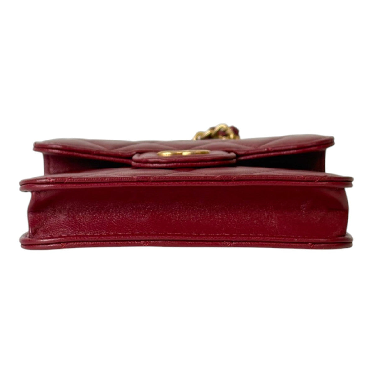 Chanel Quilted Lambskin Micro Handle Flap Bag