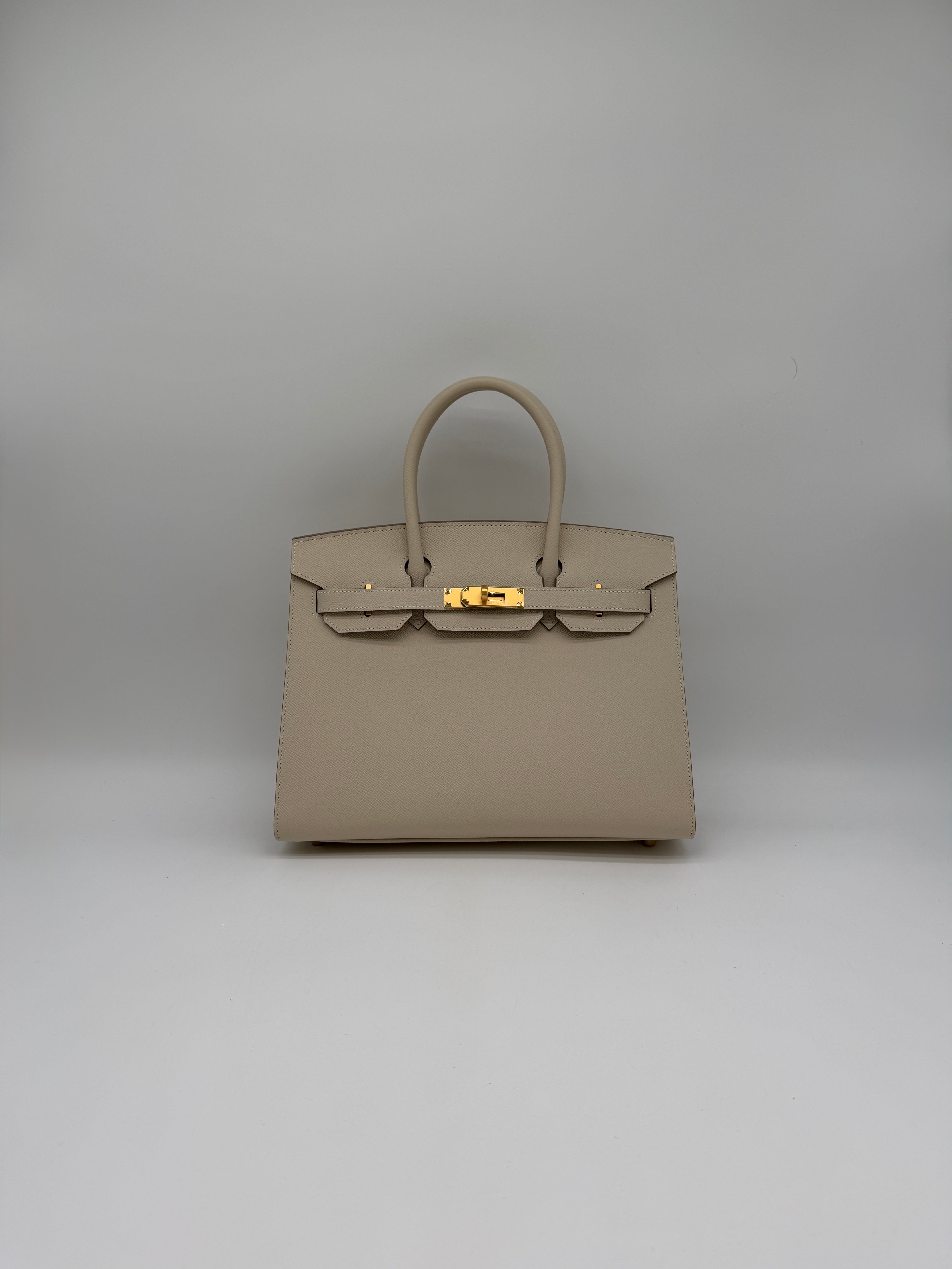 Hermès Birkin Sellier 30 Craie Epsom Gold Hardware