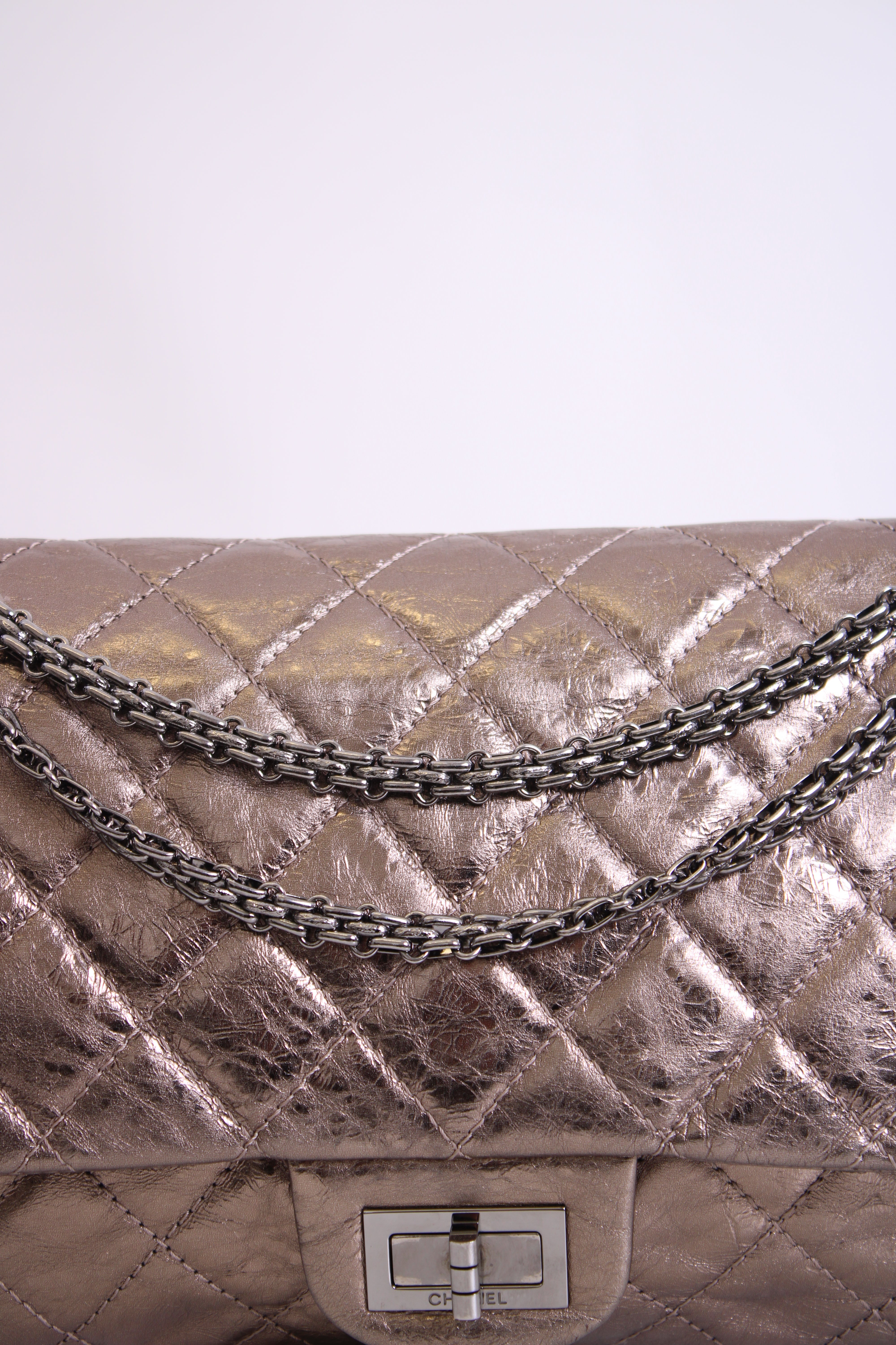 Bronze Chanel 2.55 Jumbo, Medium Classic