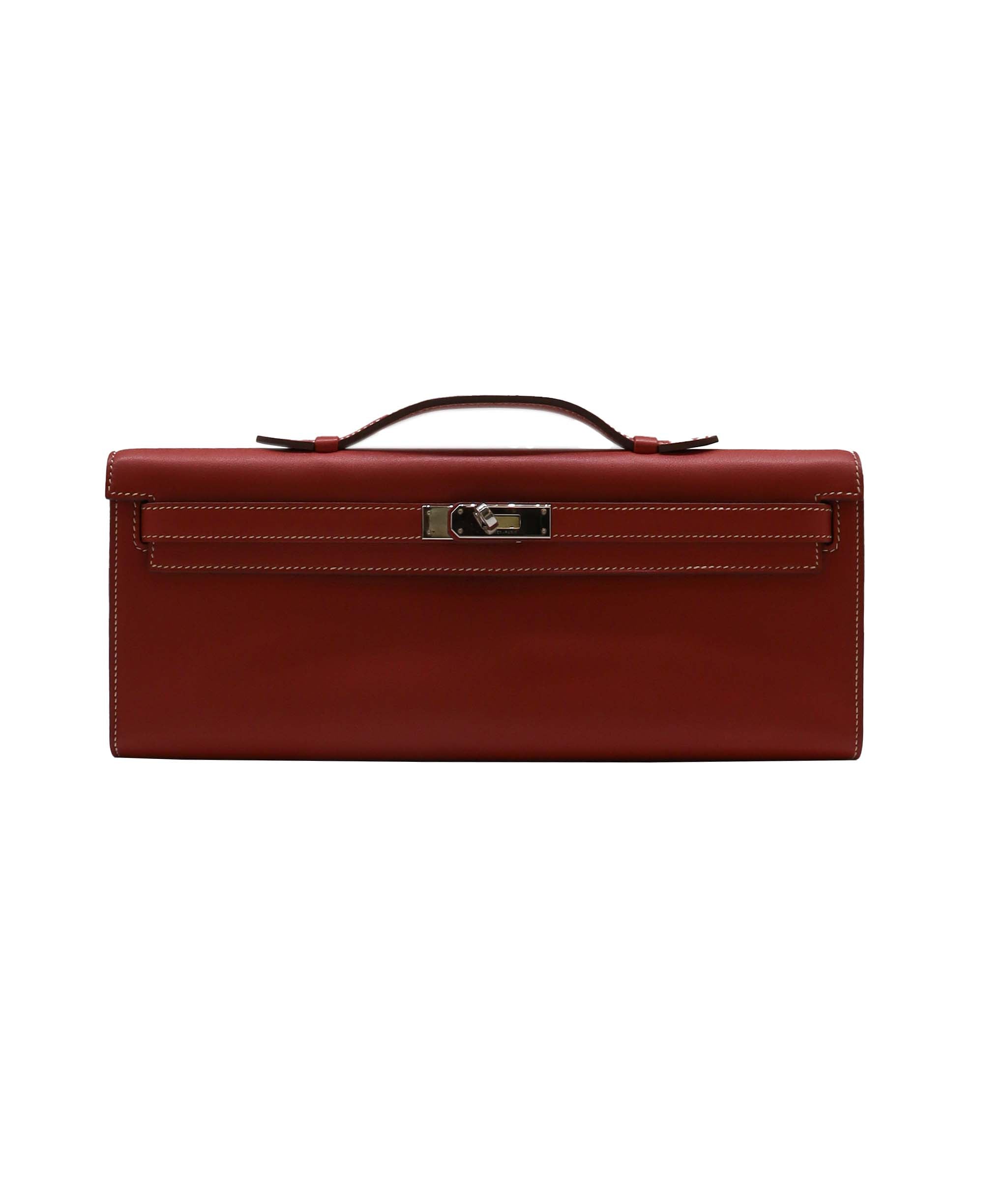 Hermes Kelly Cut Sanguine Swift #P DXBS0890