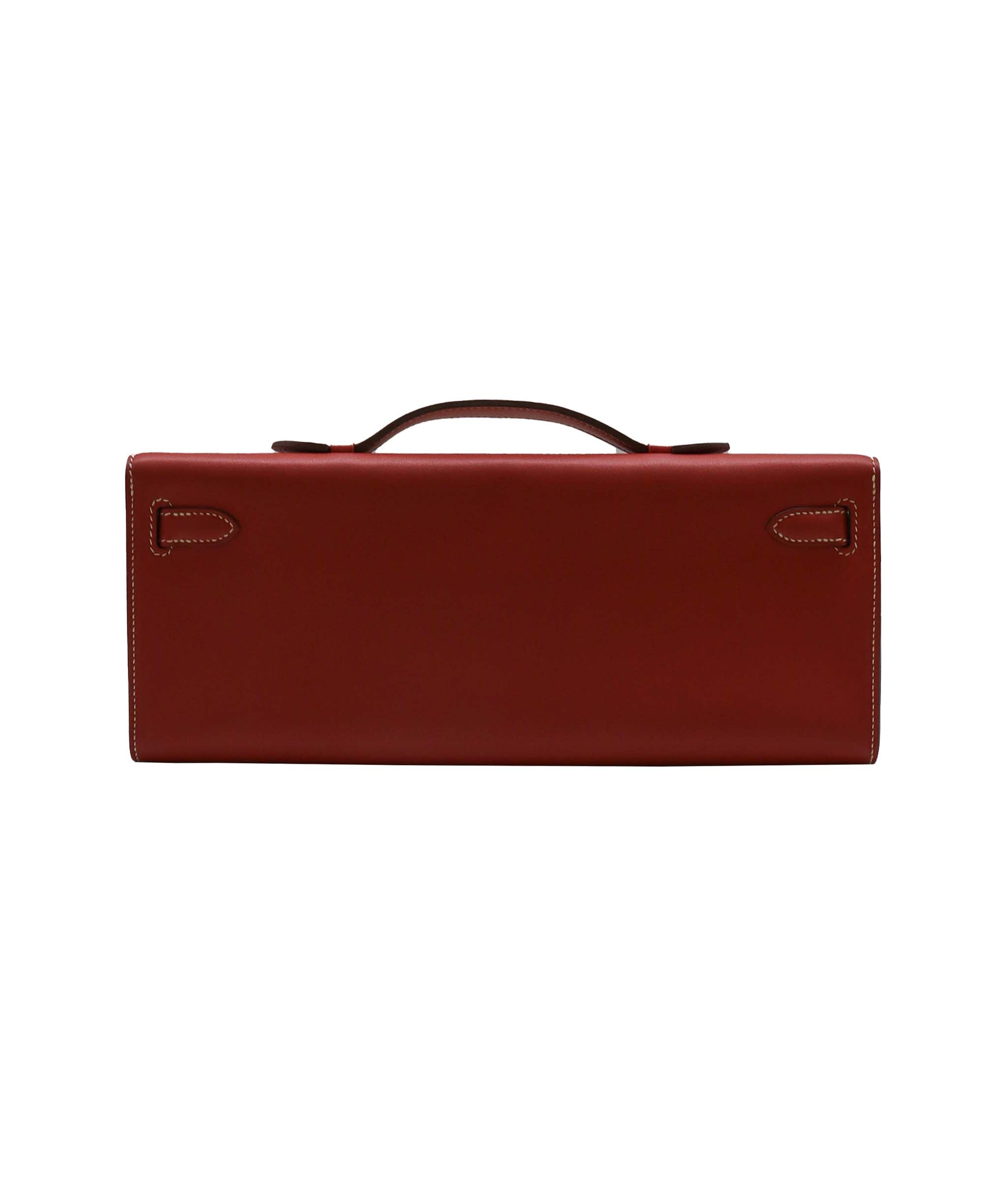 Hermes Kelly Cut Sanguine Swift #P DXBS0890