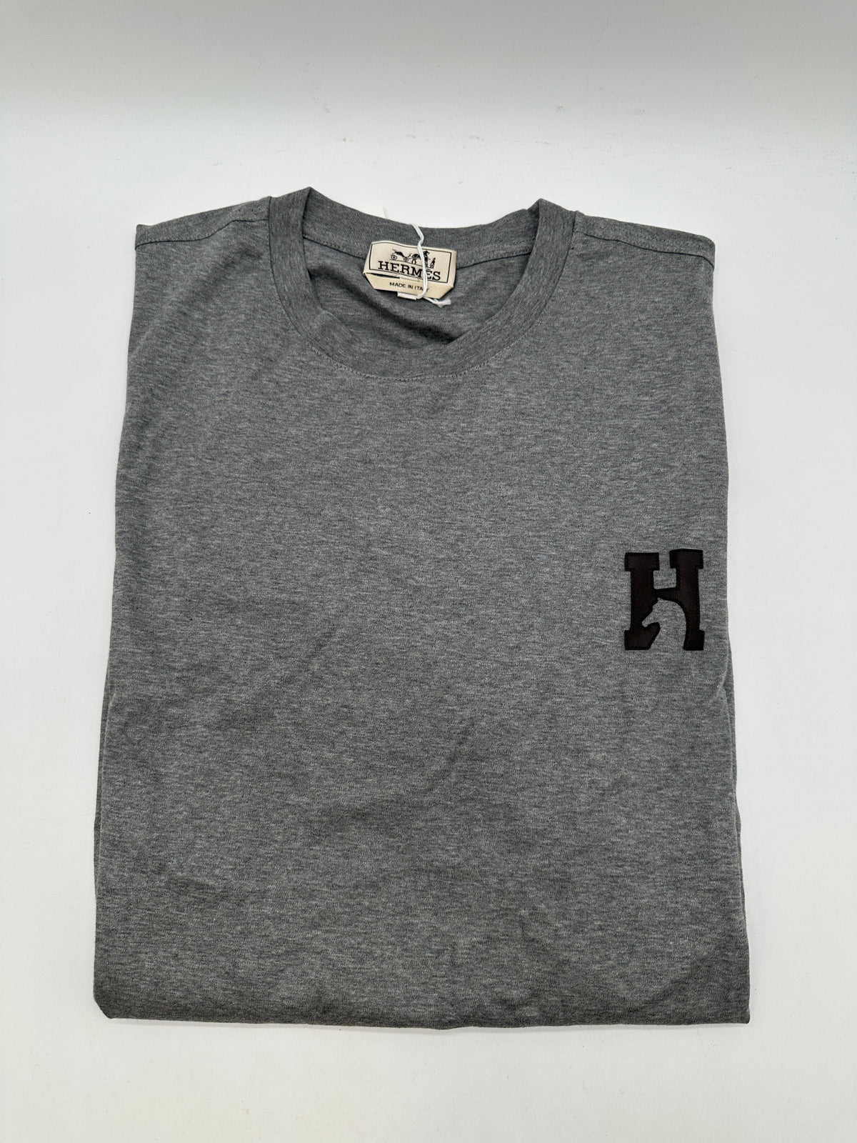 Hermès T-Shirt Cheval Gris