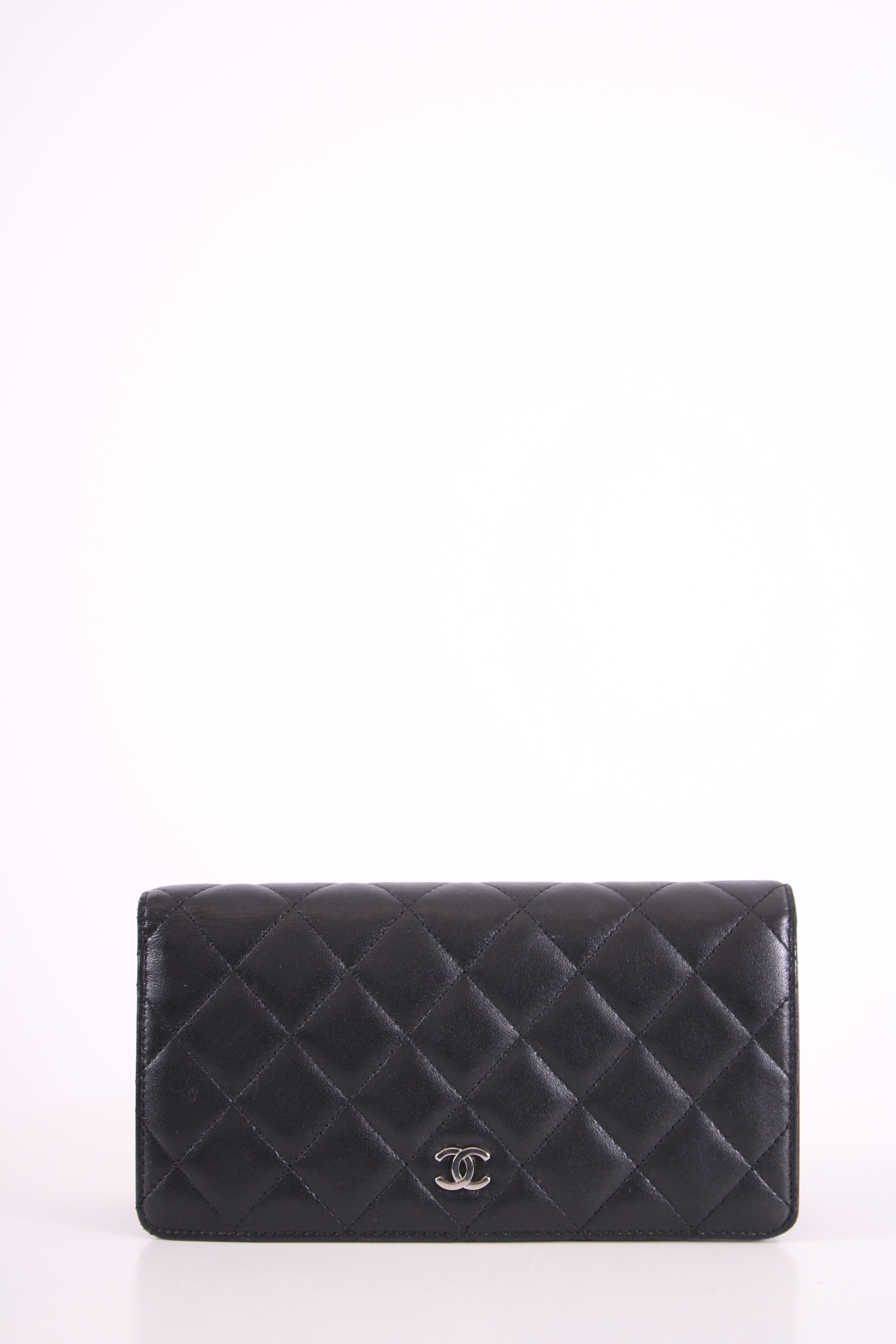 Chanel Classic Wallet Black Lambskin