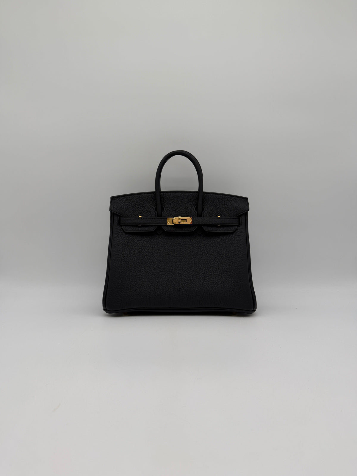 Hermès Birkin 25 Black Togo Gold Hardware