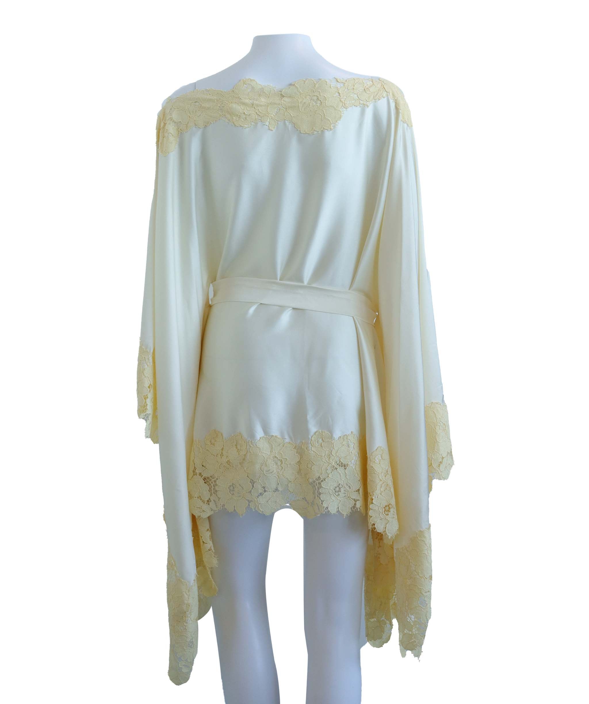Cream Top Lace with Belt AGC3766