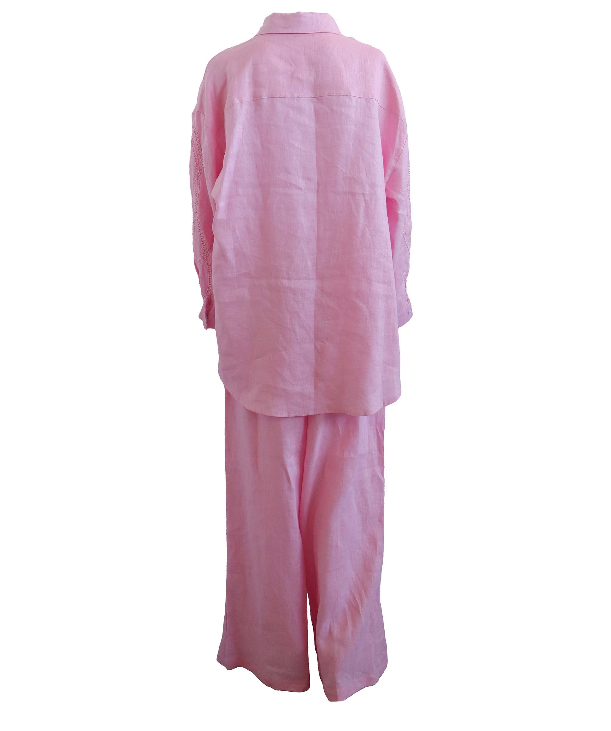 Pink Top and Trouser Set AGC3748