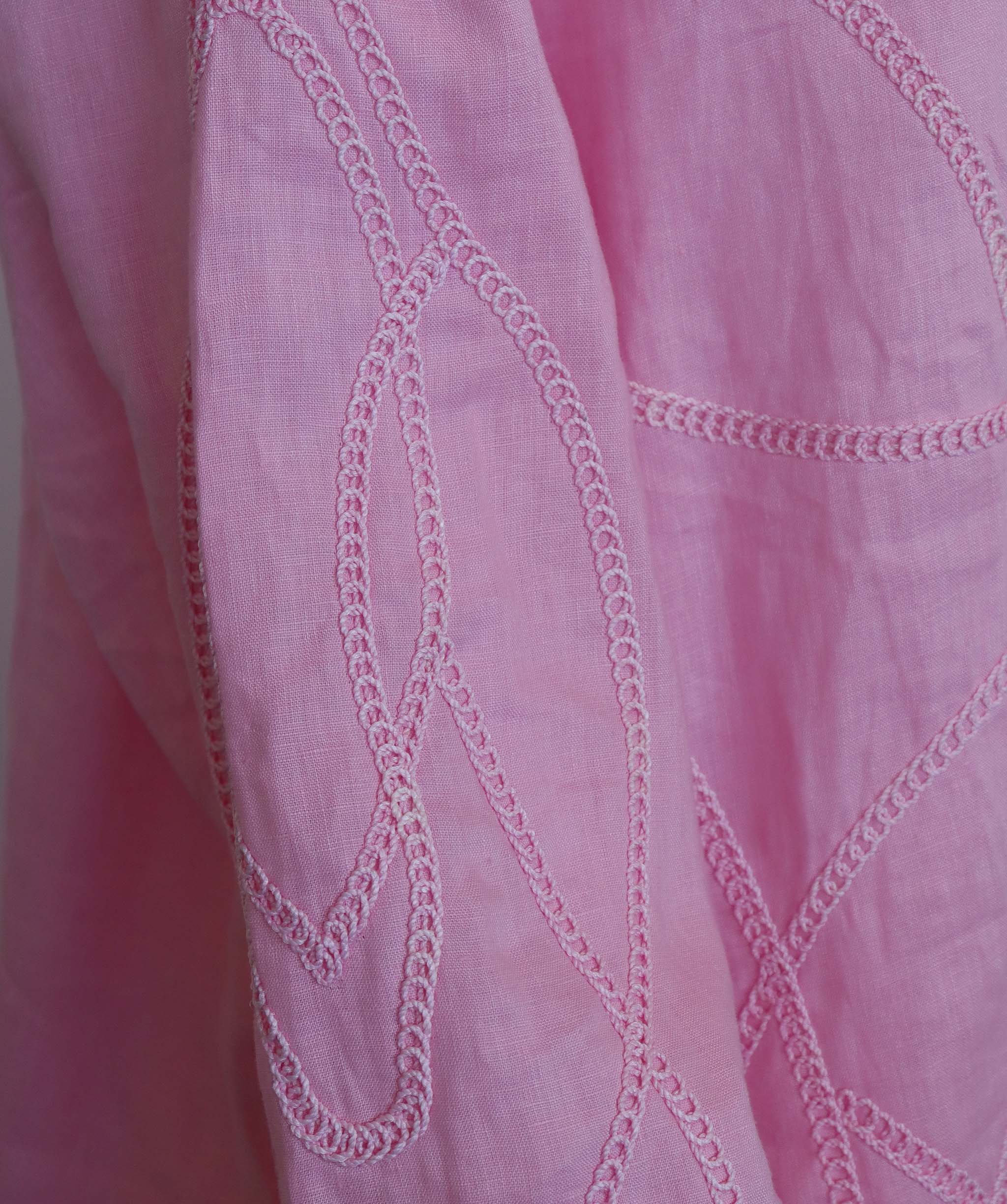 Pink Top and Trouser Set AGC3748