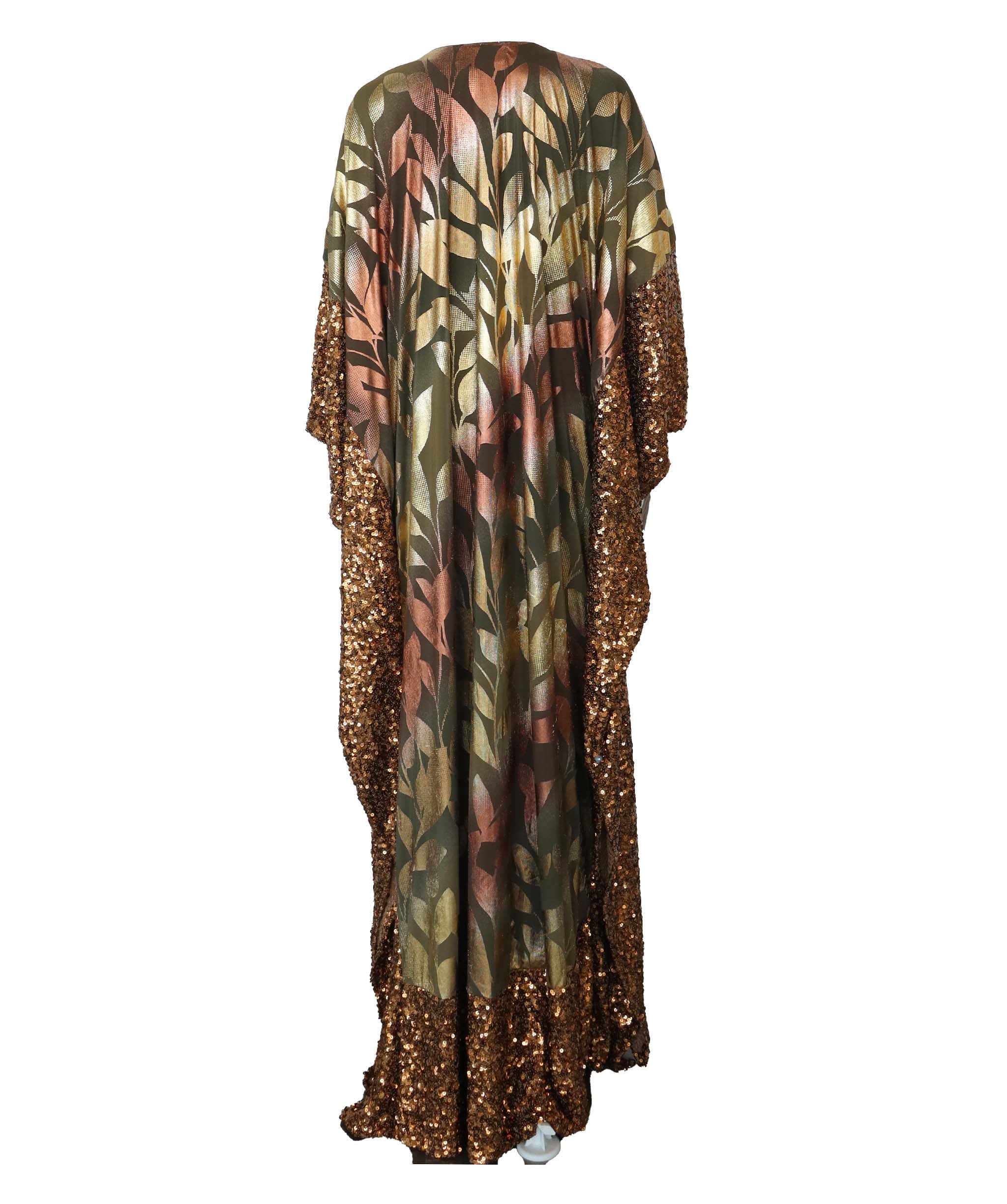 TROPICAL KAFTAN BRONZE SIZE OS ASC7065