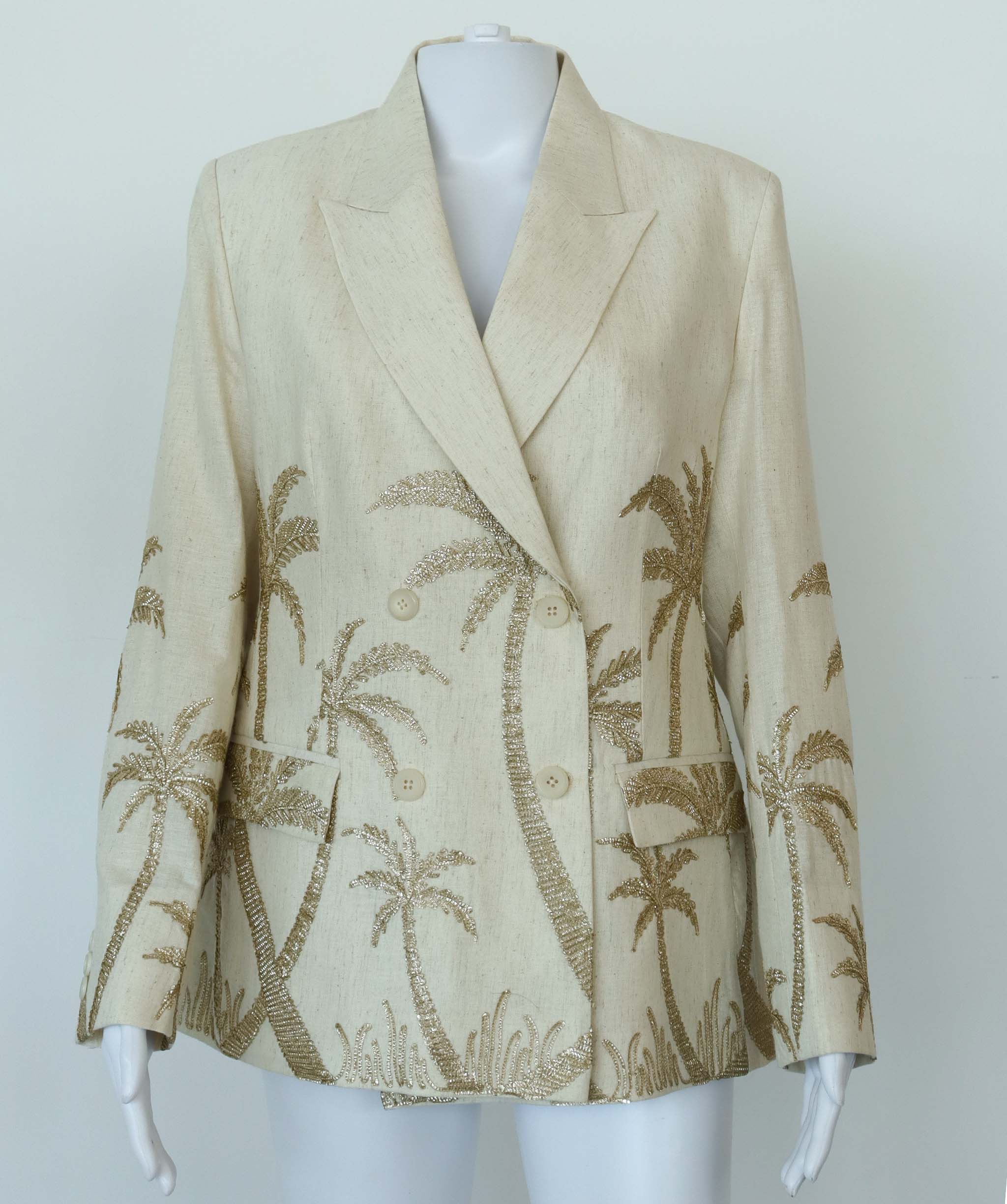 THE PALM BLAZER SET SIZE M ASC7093