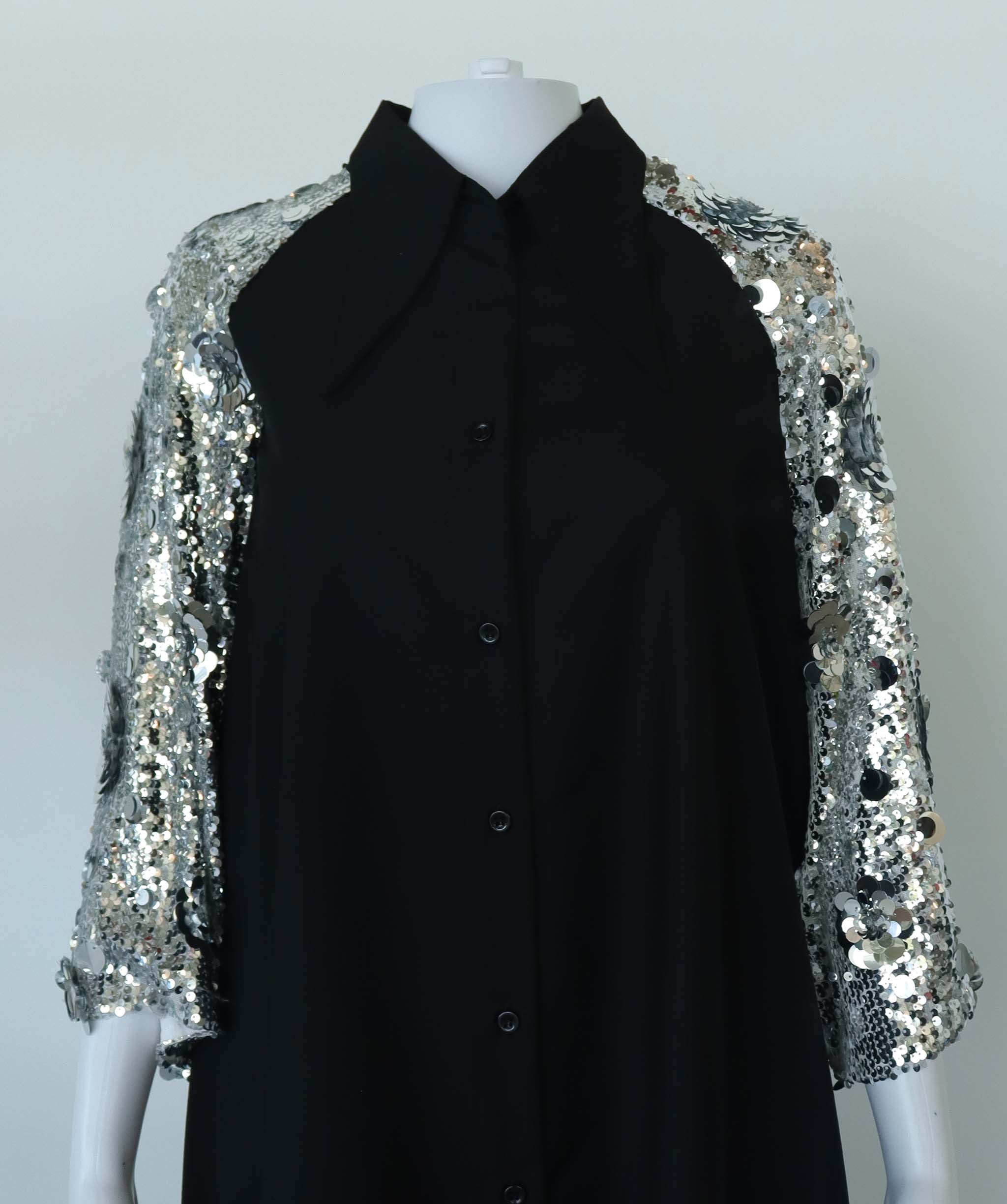 STAR SHIRT BLACK / SILVER SIZE S/M ASC7080