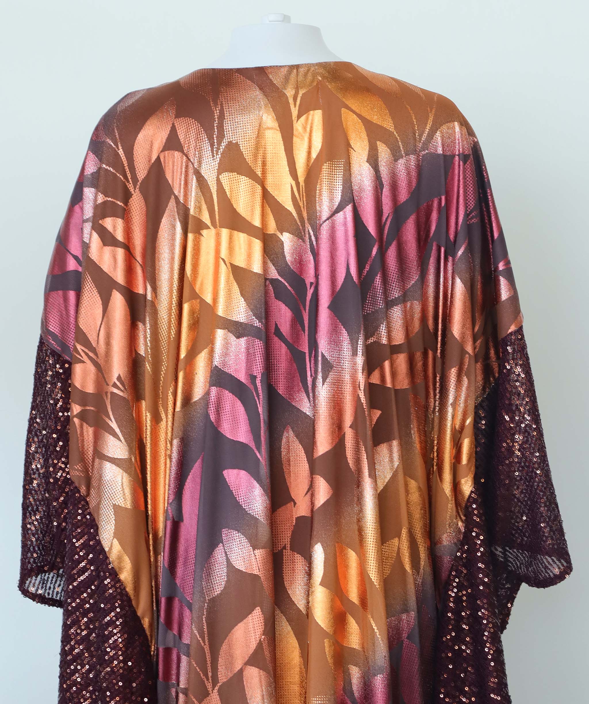 TROPICAL KAFTAN MAUVE SIZE OS ASC7066