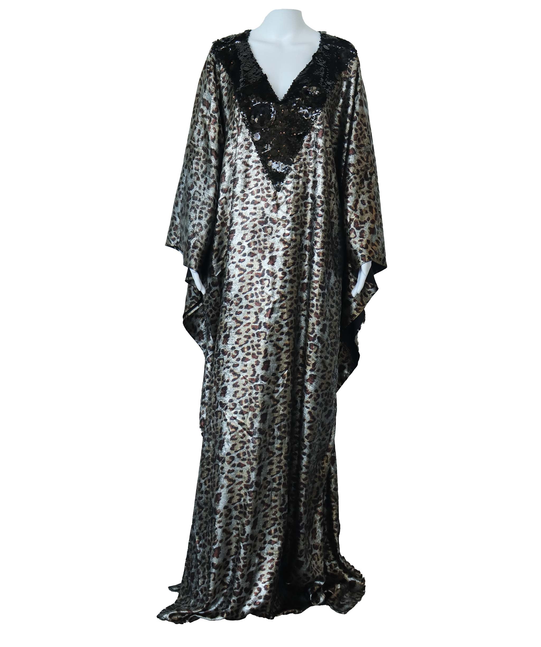 HER KAFTAN ANIMAL PRINT SIZE OS ASC7056