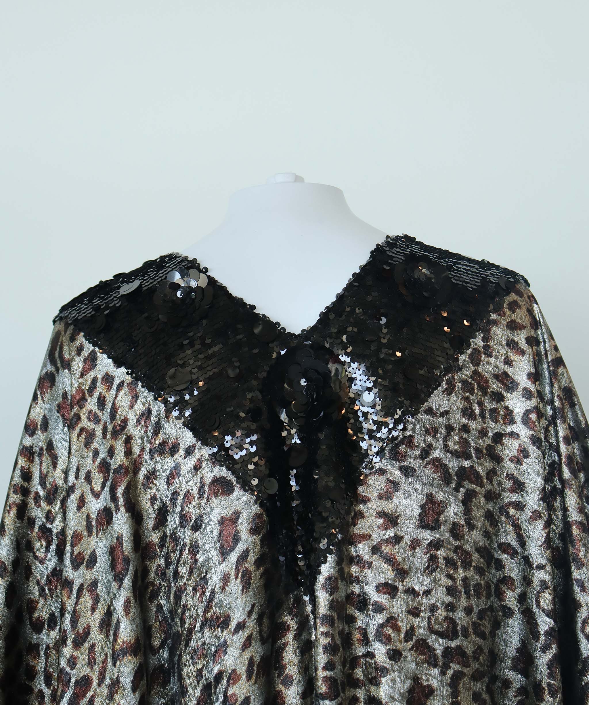 HER KAFTAN ANIMAL PRINT SIZE OS ASC7056