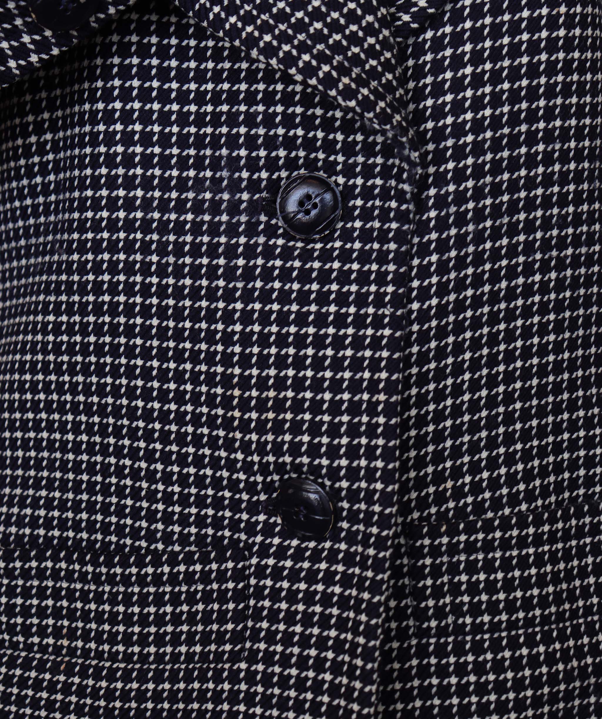 Yves Saint Laurent Blue Houndstooth Wool jacket - AGC1832