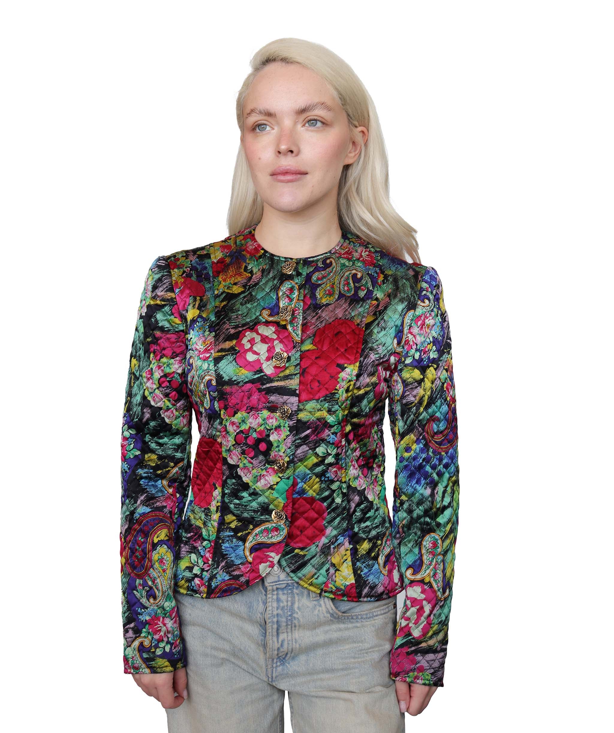 Ungaro Silk flower Jacket - AGC1840