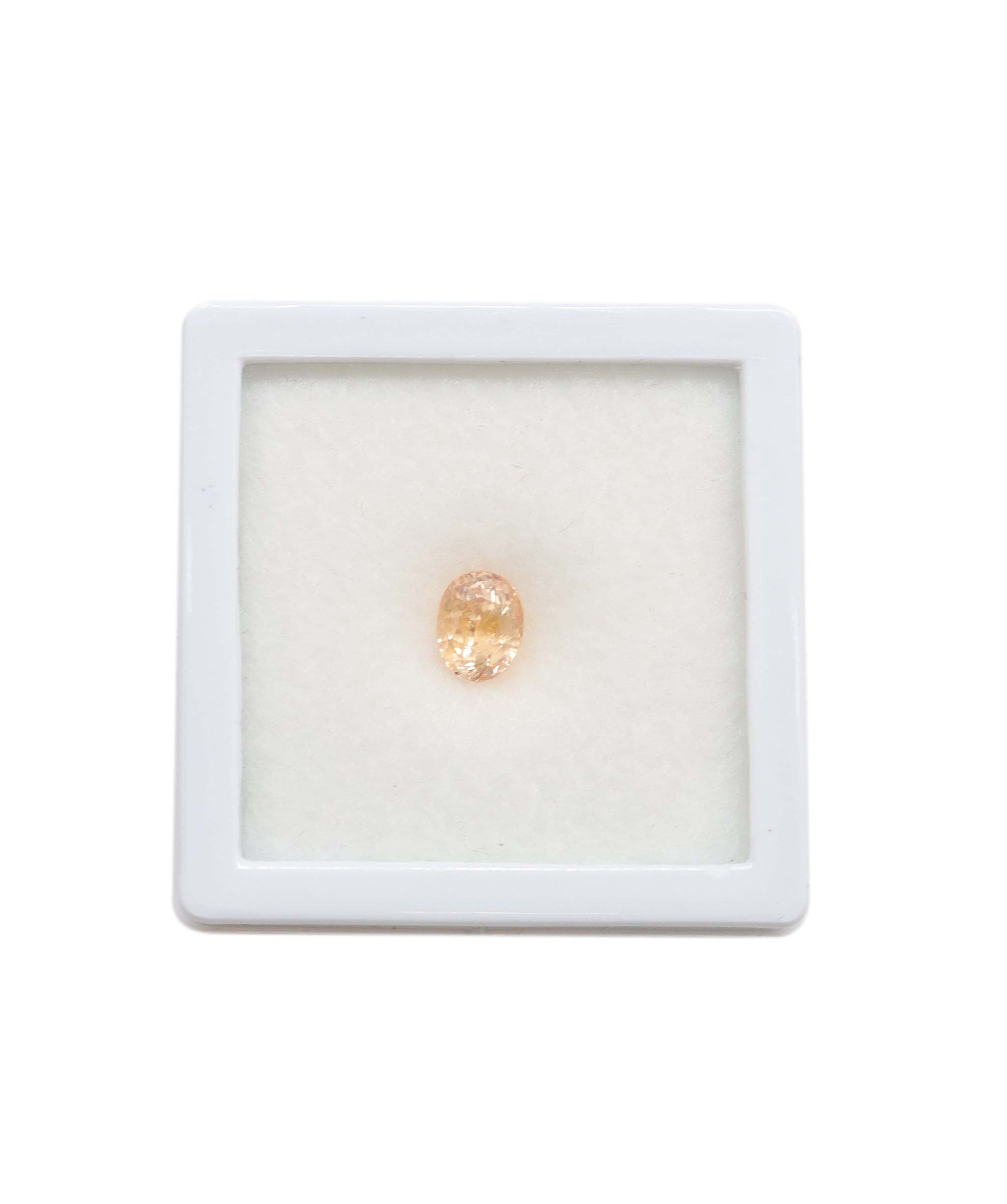 MS8637-8 Goldn Peach Sapphire Champagne 3.70 cts Natural MS8637-8