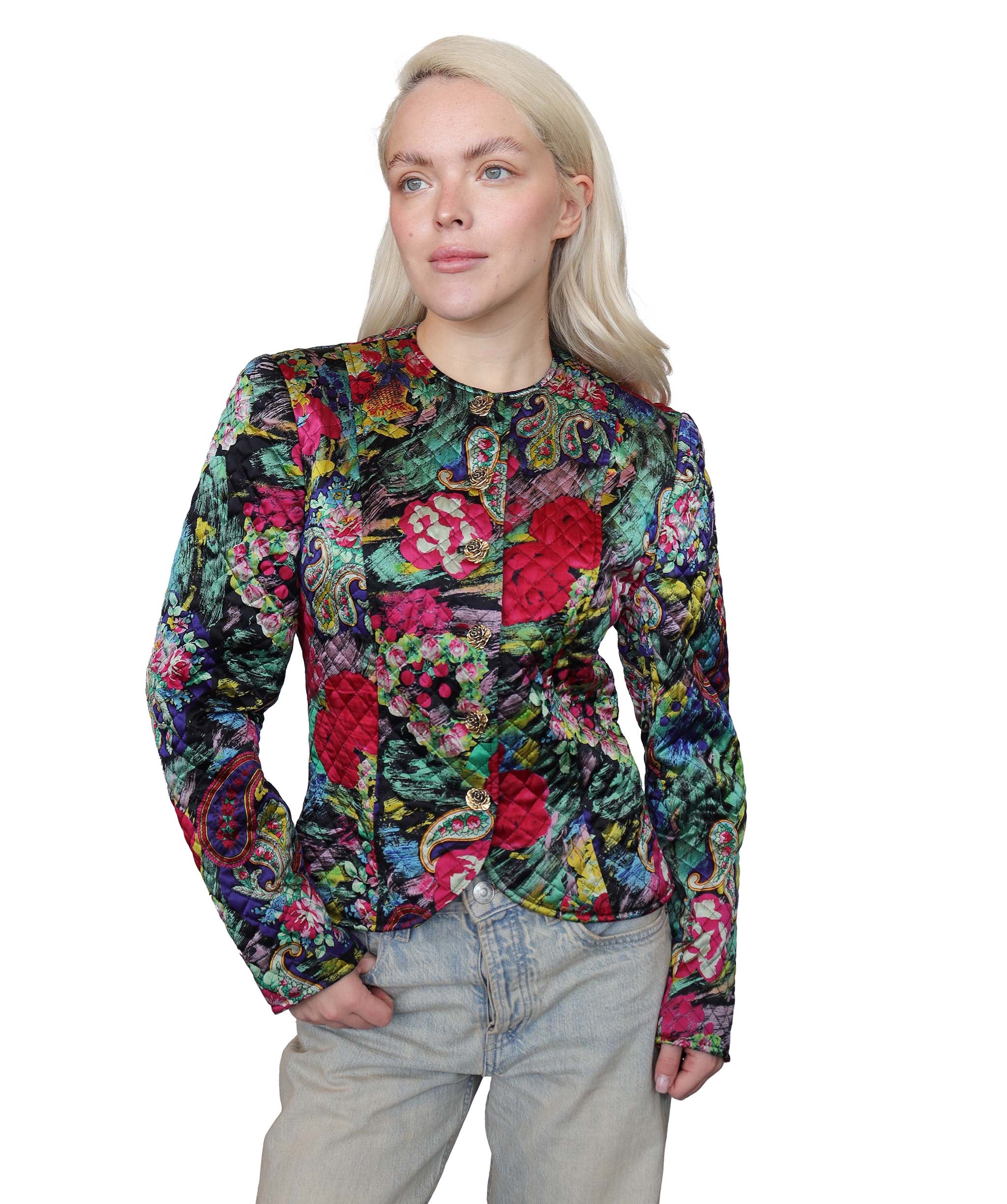 Ungaro Silk flower Jacket - AGC1840