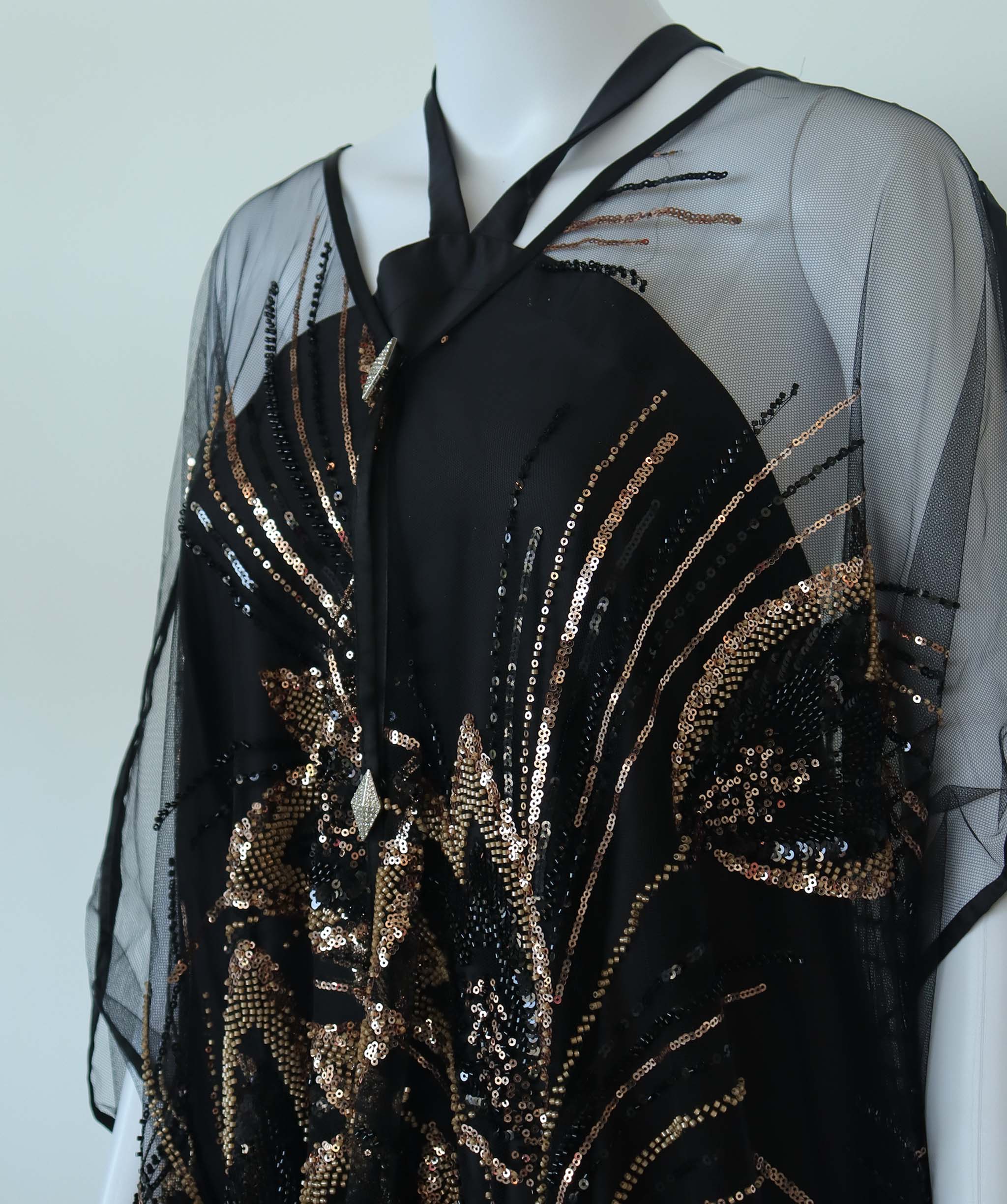 EMPRESS KAFTAN BLACK/BRONZE ASC7238