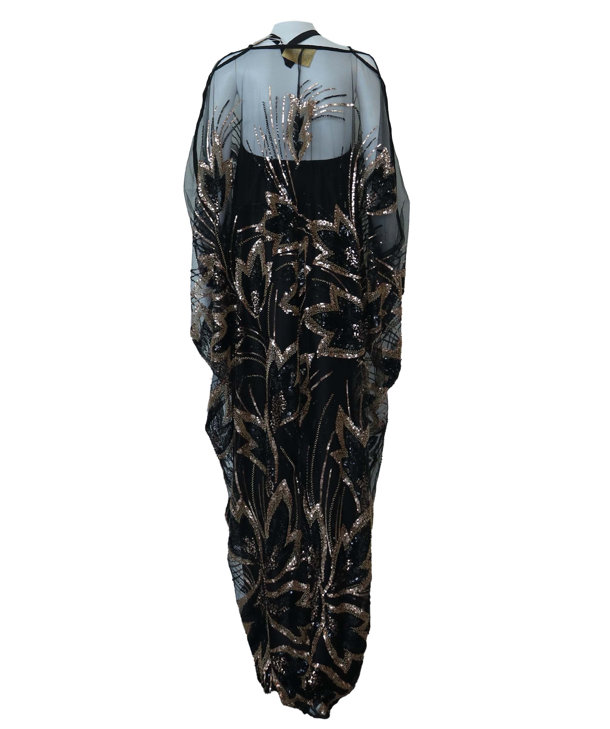 EMPRESS KAFTAN BLACK/BRONZE ASC7238