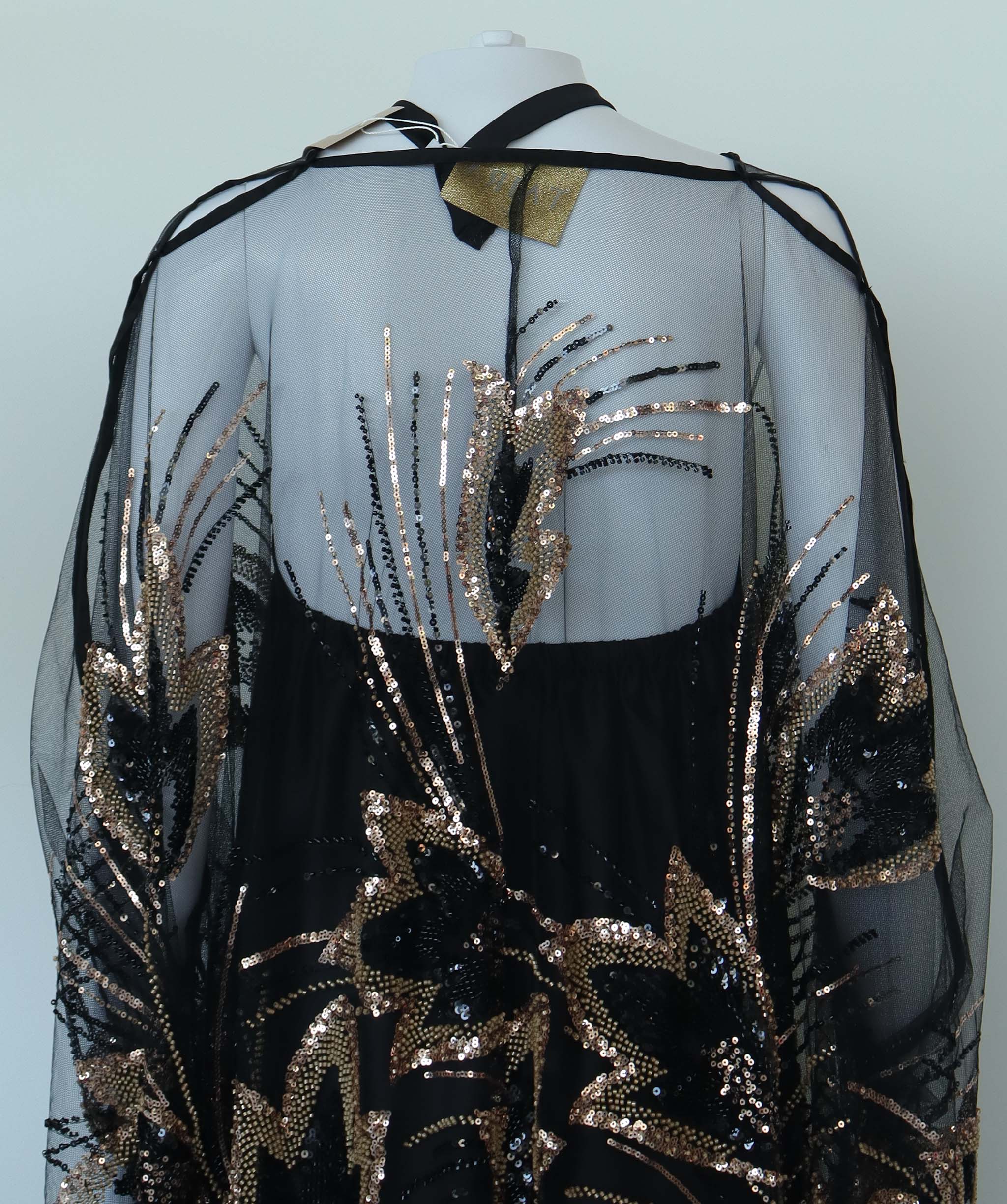 EMPRESS KAFTAN BLACK/BRONZE ASC7238