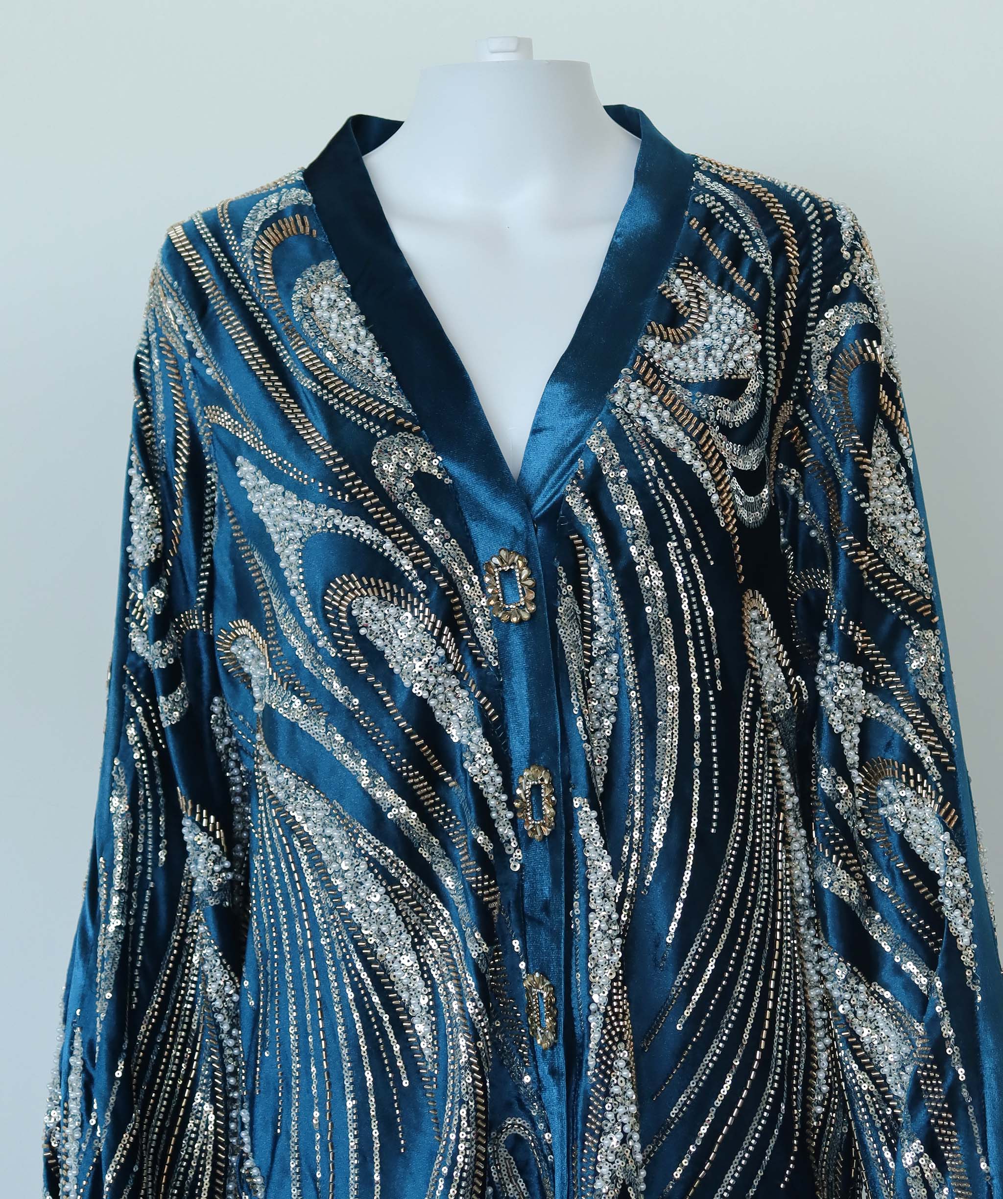 ALIEEZAY BLAZER TEAL SIZE S/M ASC7083