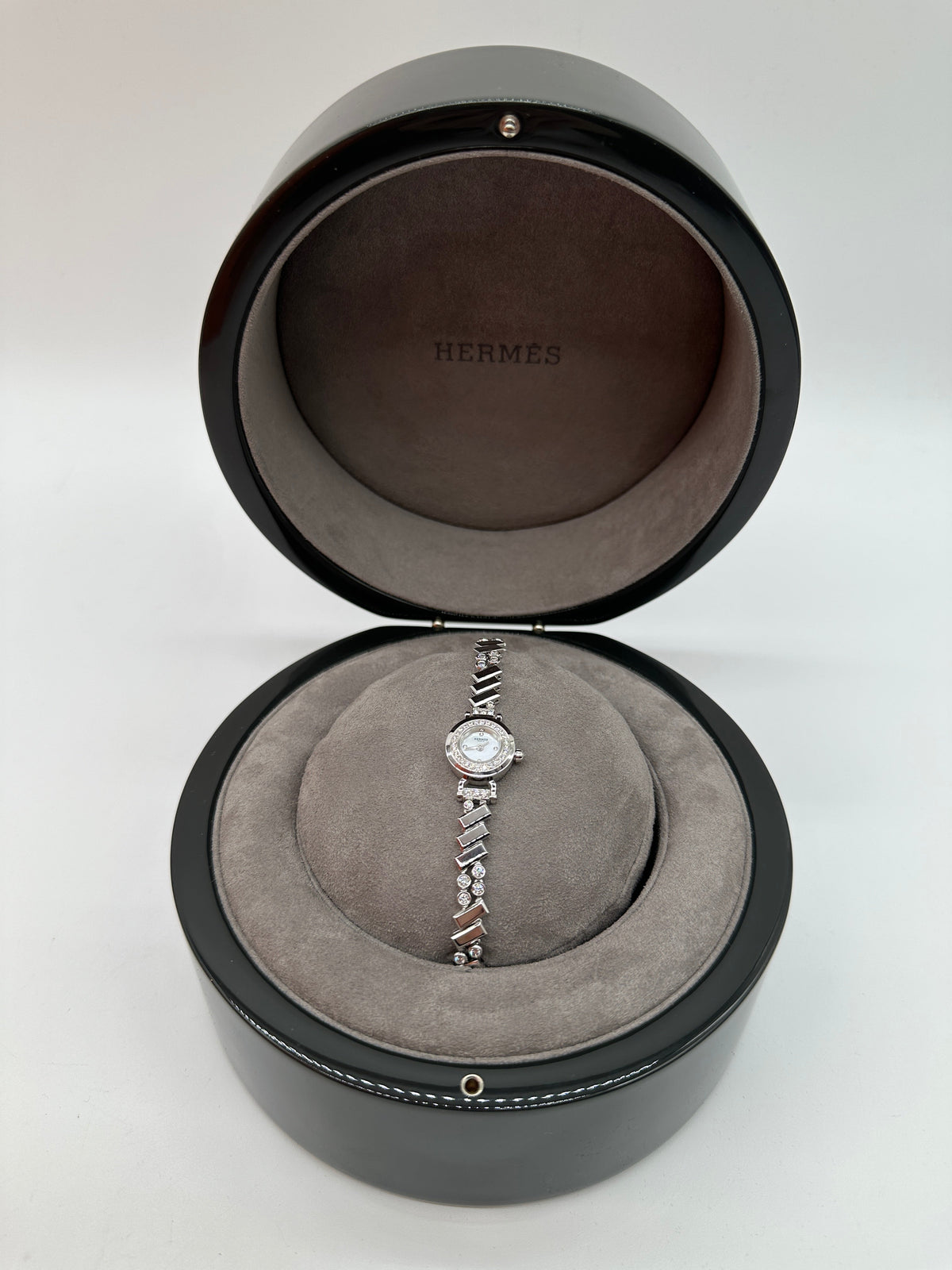 Hermès Montre Faubourg Polka Watch Mini Model 15mm