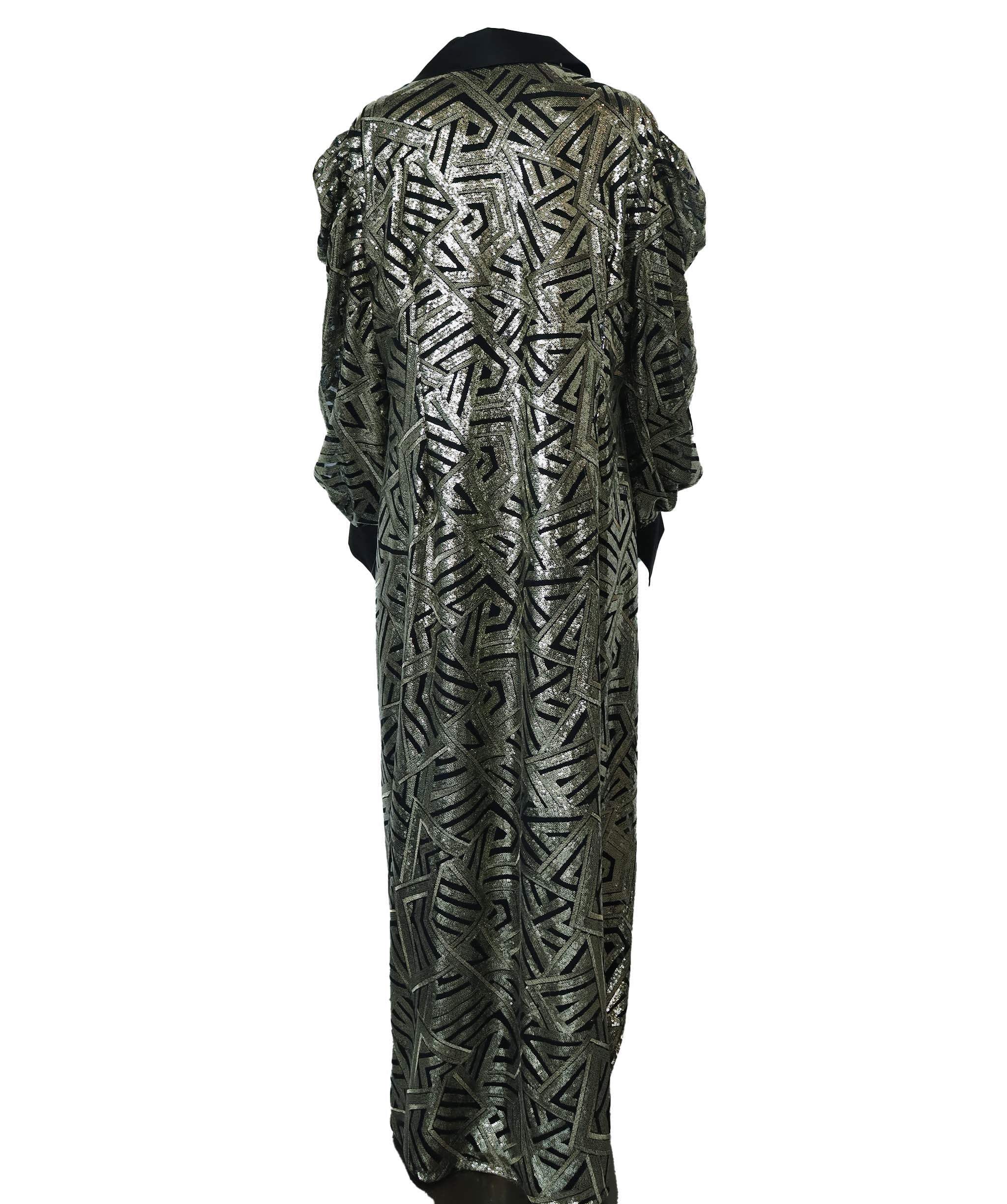 QUEENIE BLACK/ GOLD SIZE S ASC7106