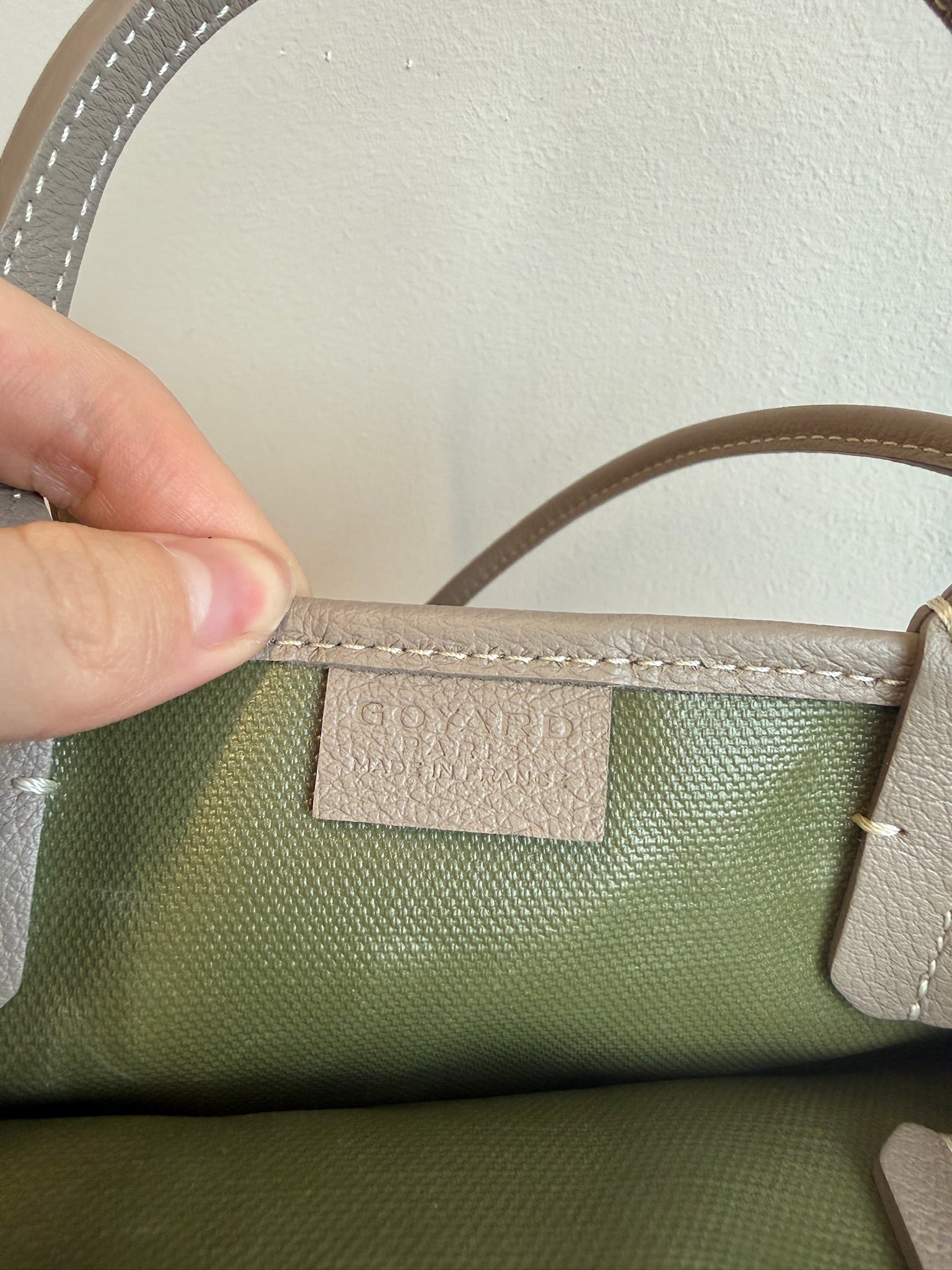 Goyard Greige Clair-Voie Poitiers Tote bag