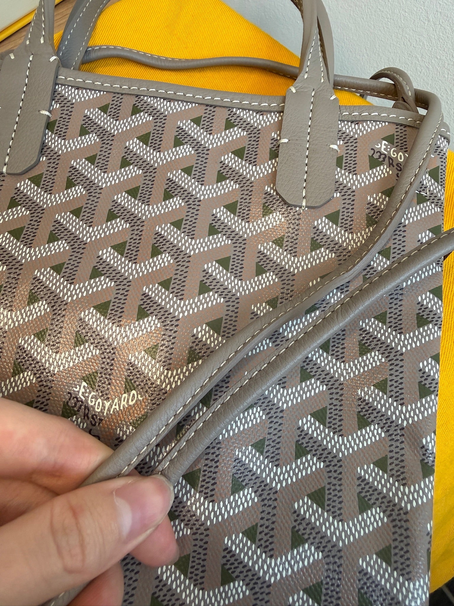 Goyard Greige Clair-Voie Poitiers Tote bag