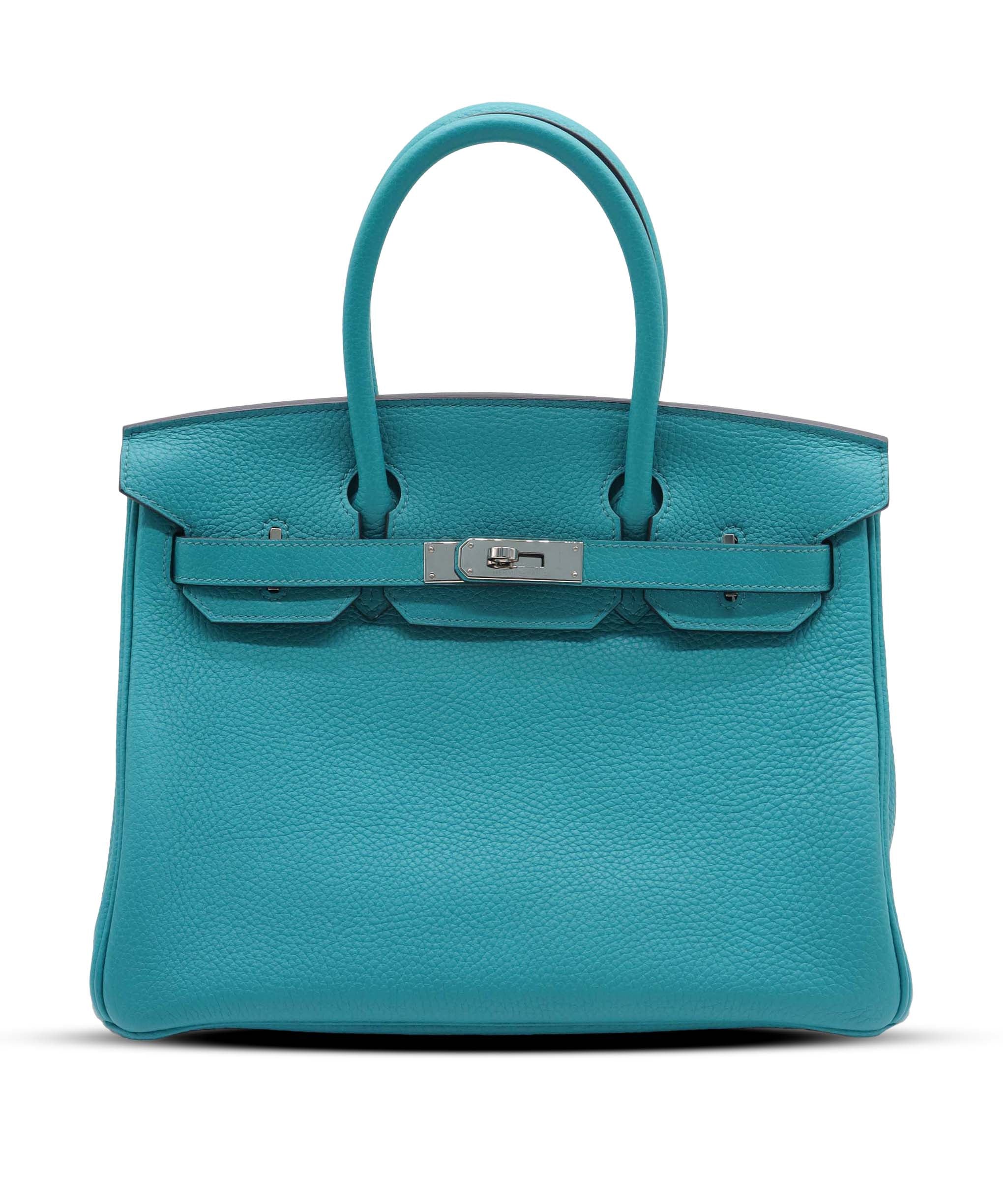HERMES BIRKIN 30 VERT VERONE PHW AGC3771