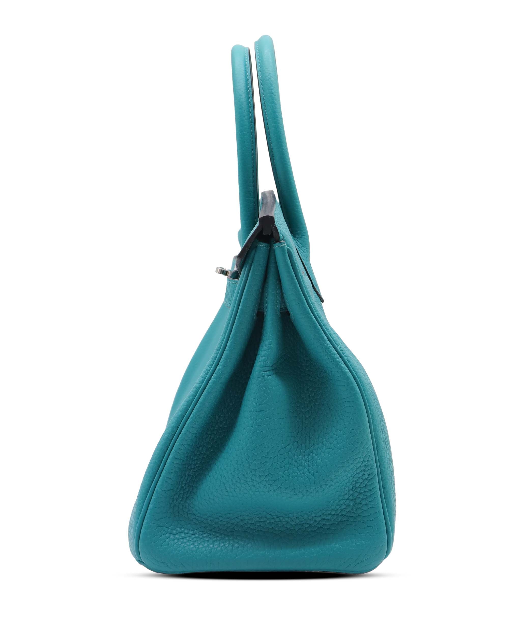 HERMES BIRKIN 30 VERT VERONE PHW AGC3771
