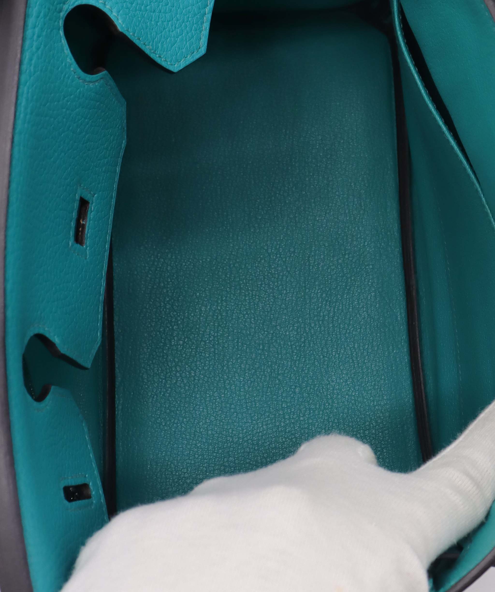 HERMES BIRKIN 30 VERT VERONE PHW AGC3771