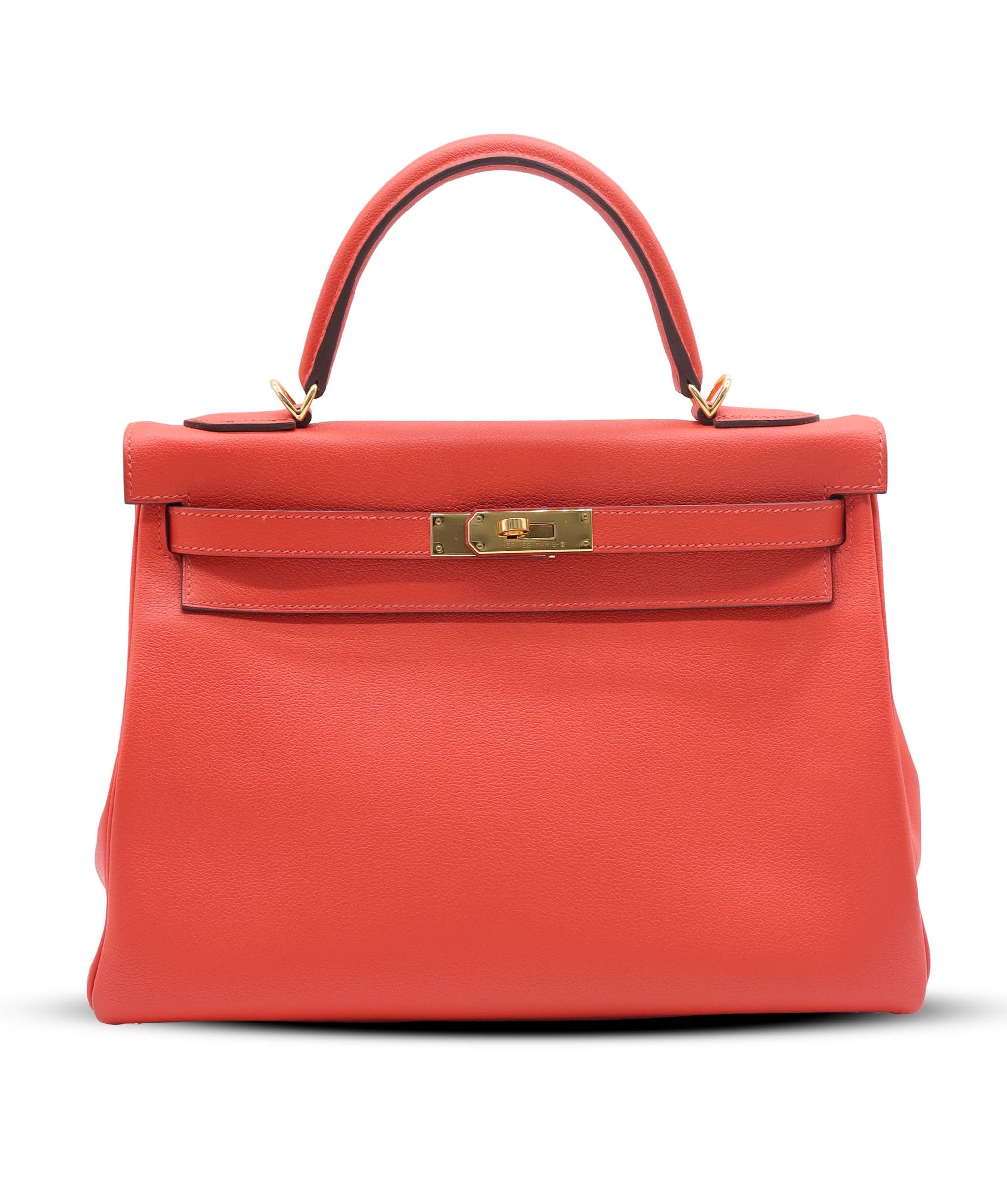 Hermes Kelly 32 Capucine GHW AGC3770