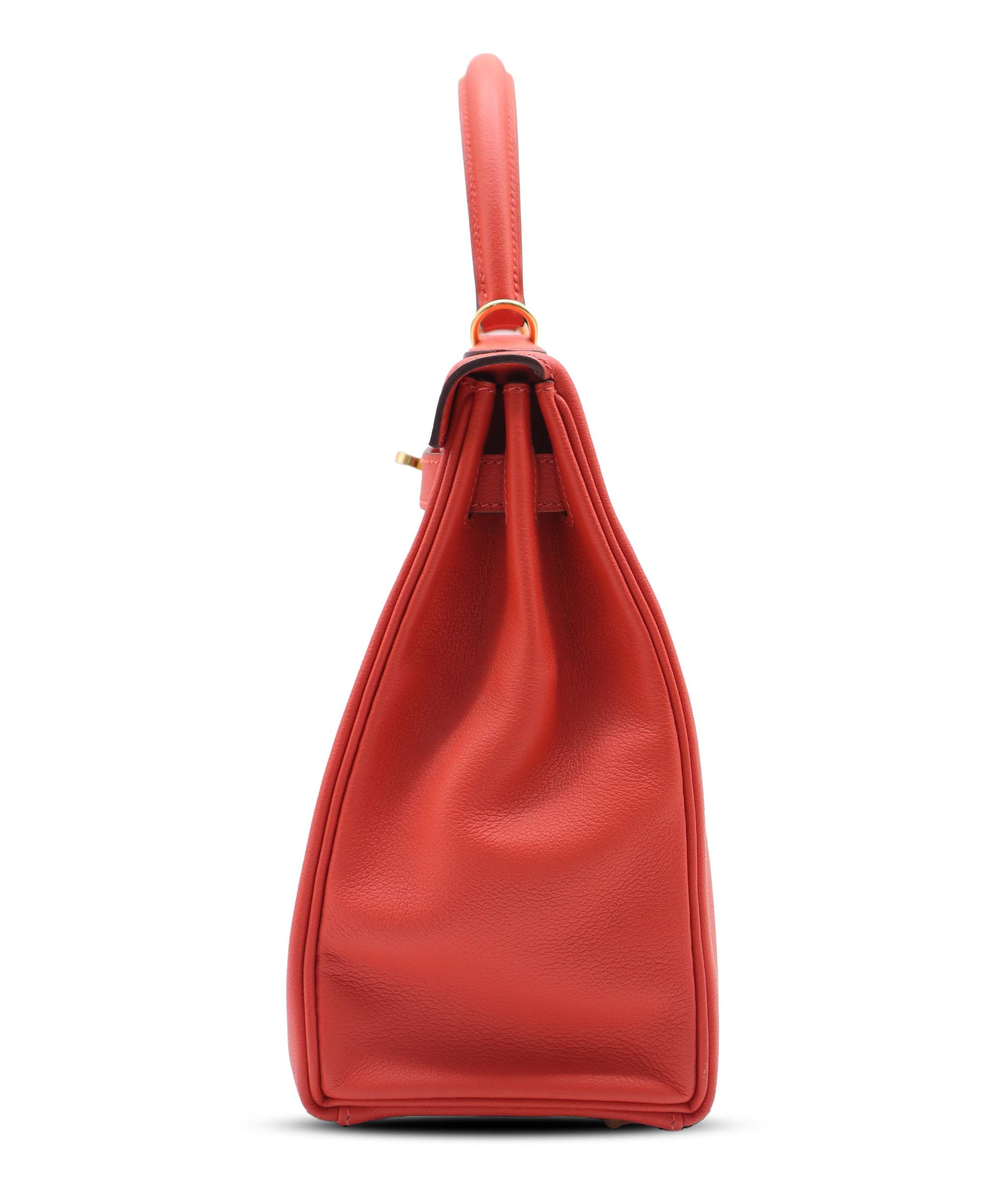 Hermes Kelly 32 Capucine GHW AGC3770