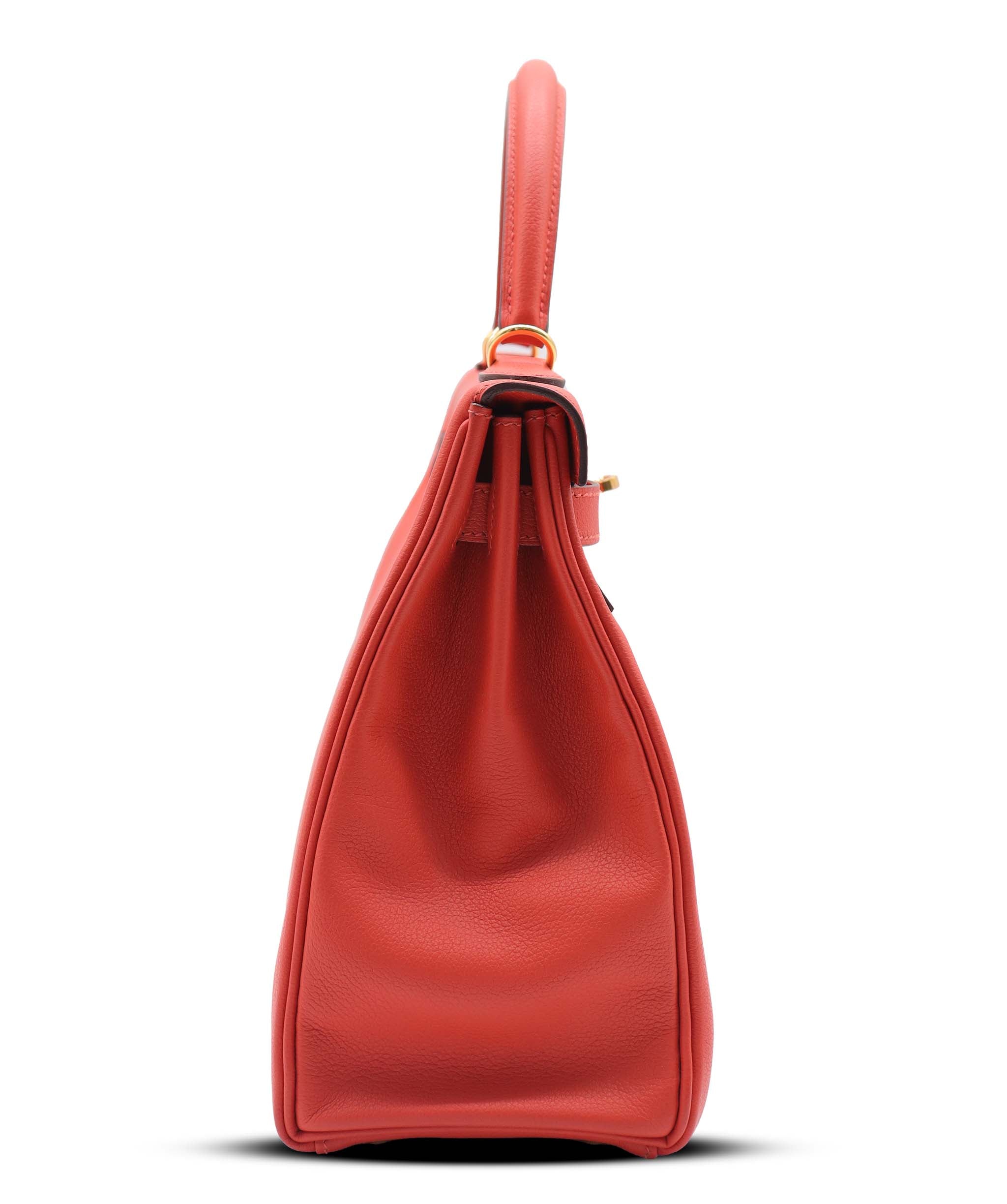 Hermes Kelly 32 Capucine GHW AGC3770