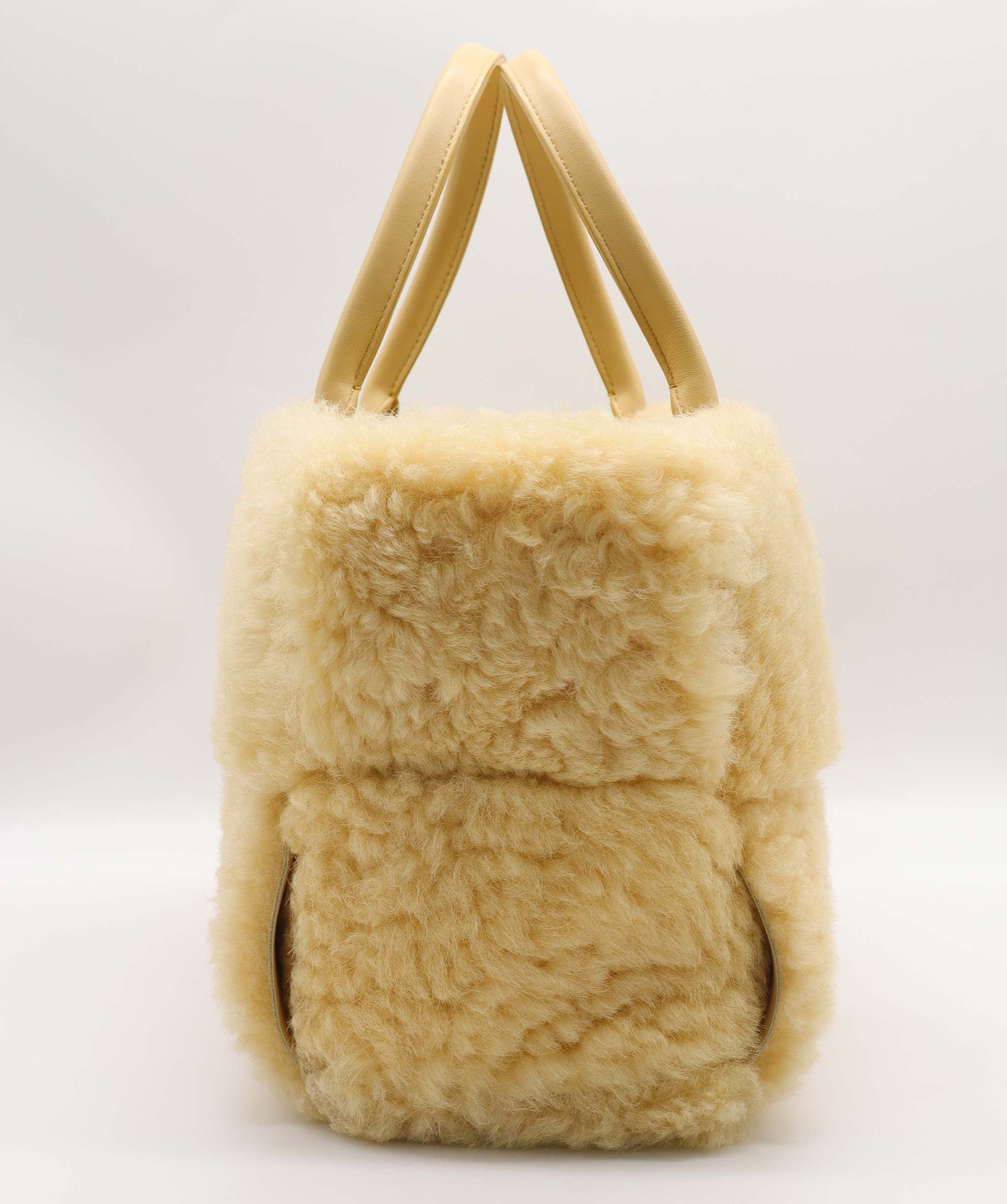 BOTTEGA VENETA ARCO TOTE BAG YELLOW ASC7287