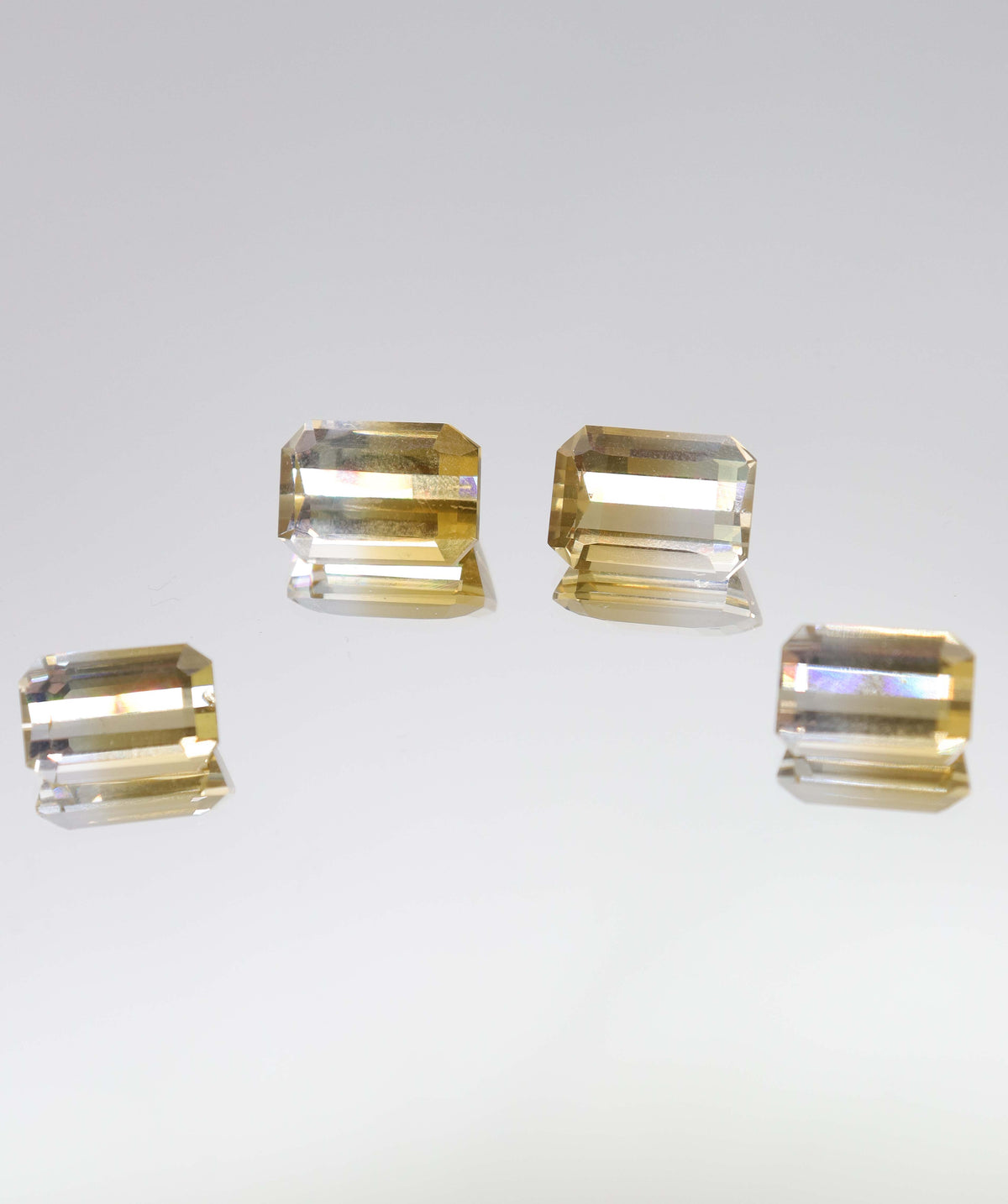 Bi Colour Citrine Emerald Cut DXBCD2269
