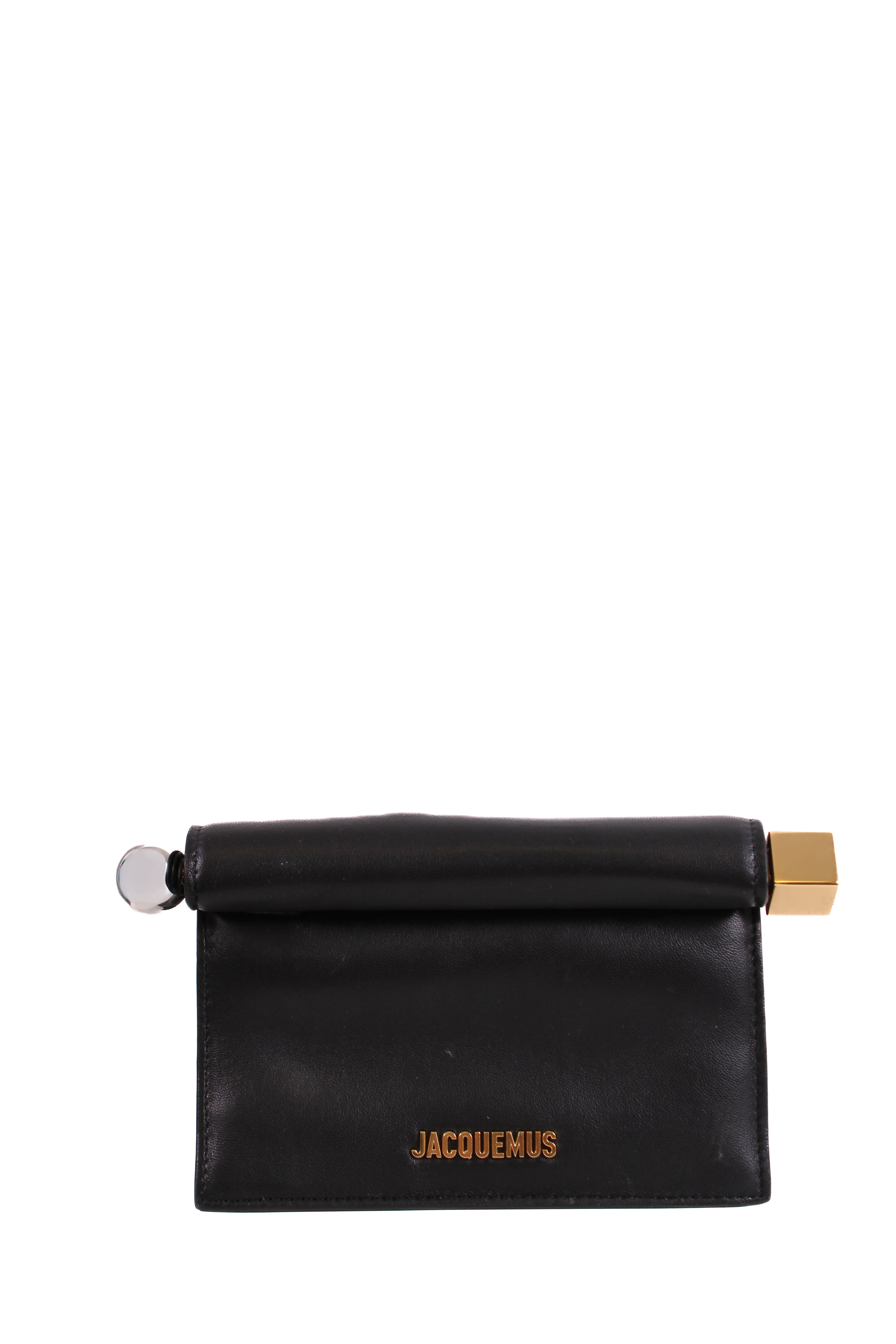 Jacquemus La Petite Rond Carre Clutch Black