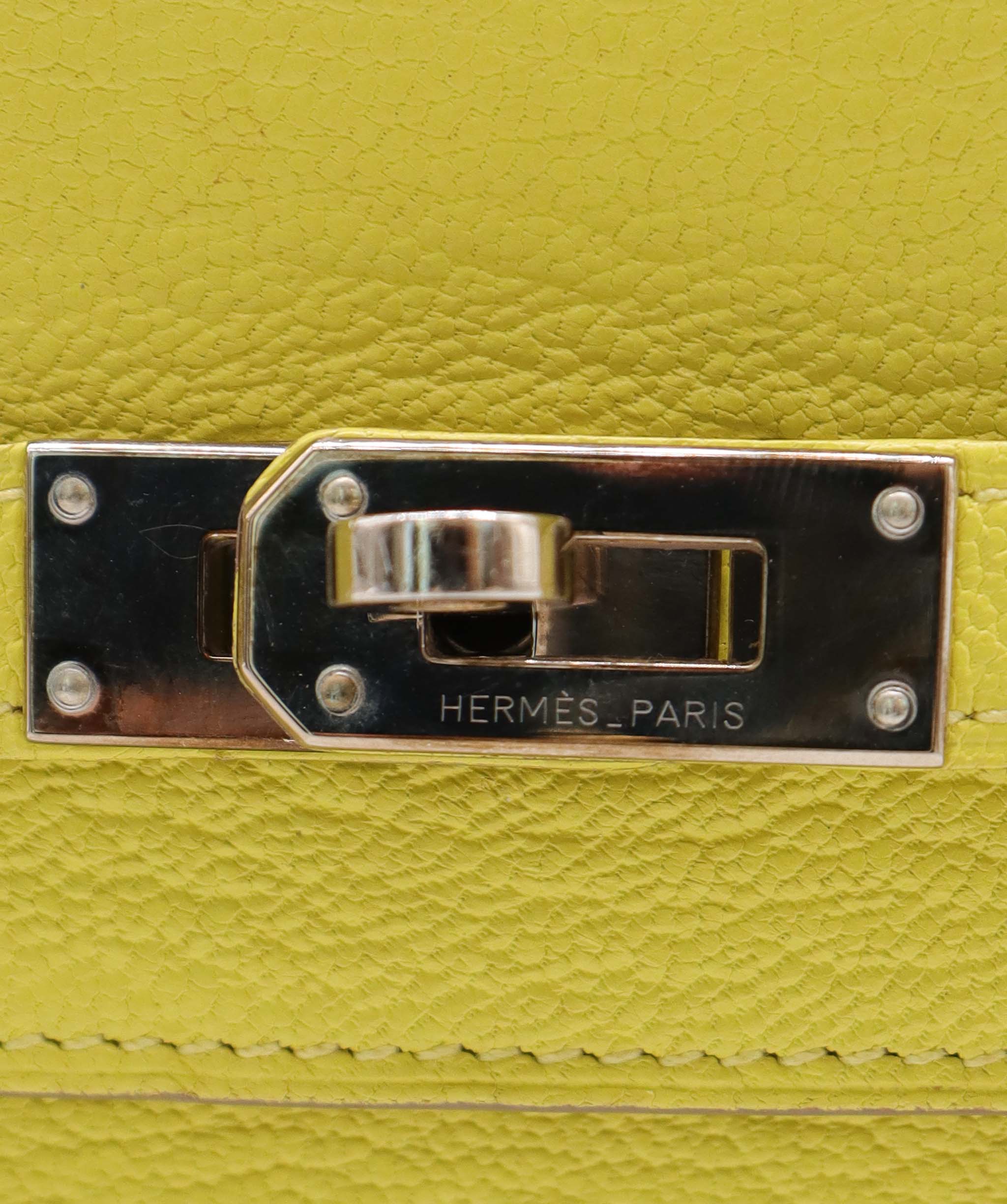 HERMES KELLY CLASSIQUE TO GO WALLET YELLOW ASC7291