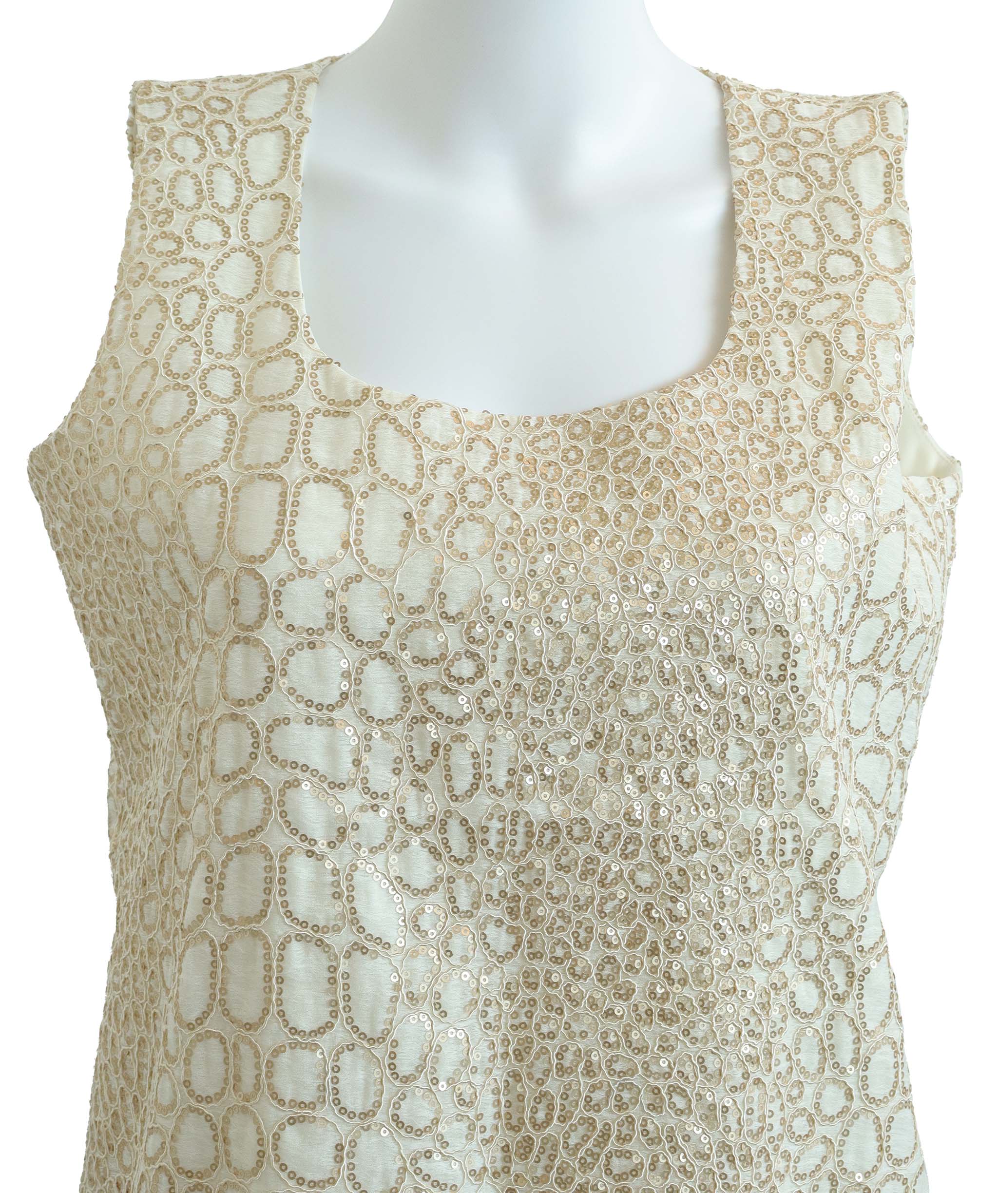 REBEL AVENUE Sleevless Cream Top AGC3765